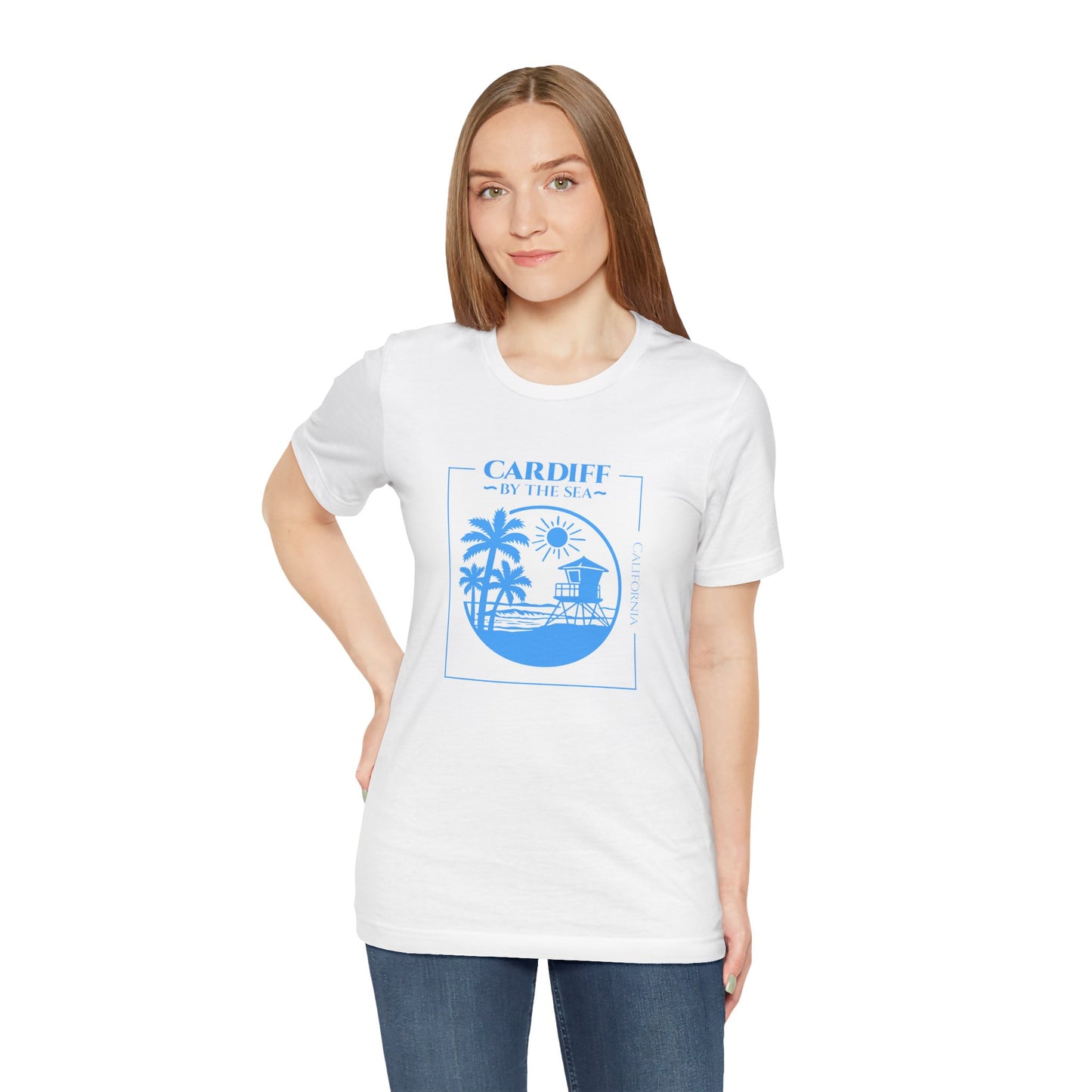 Cardiff By The Sea Beach T-Shirt (Unisex)