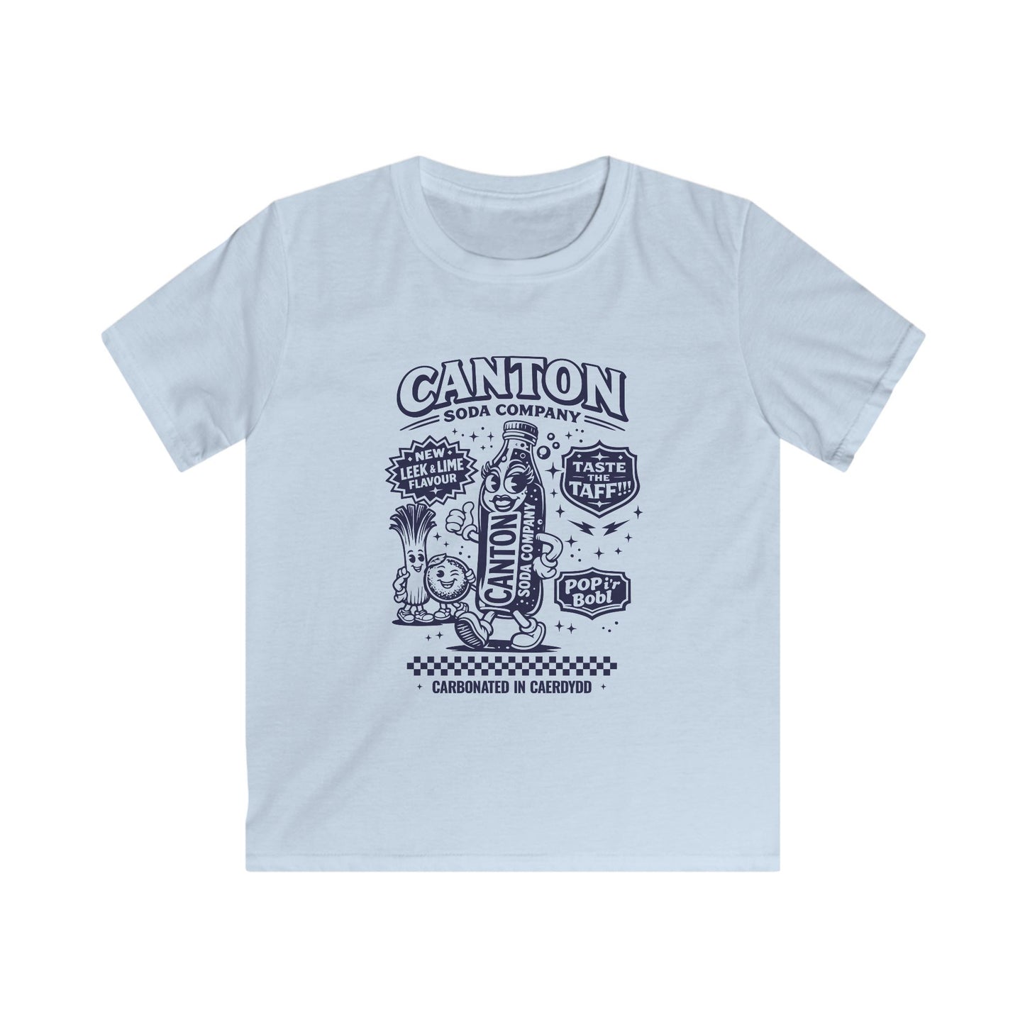 Kids Soda Pop T-Shirt - Canton Soda Co. Retro Bottle Design