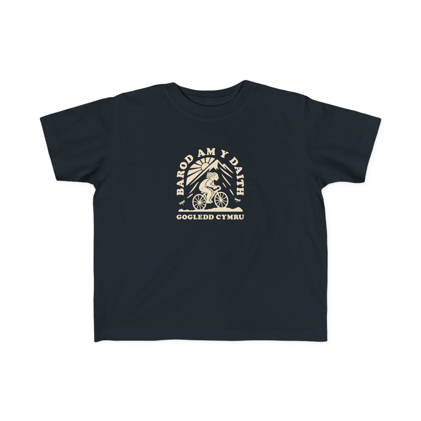 Toddler North Wales T-Shirt - 'Barod Am Y Daith'