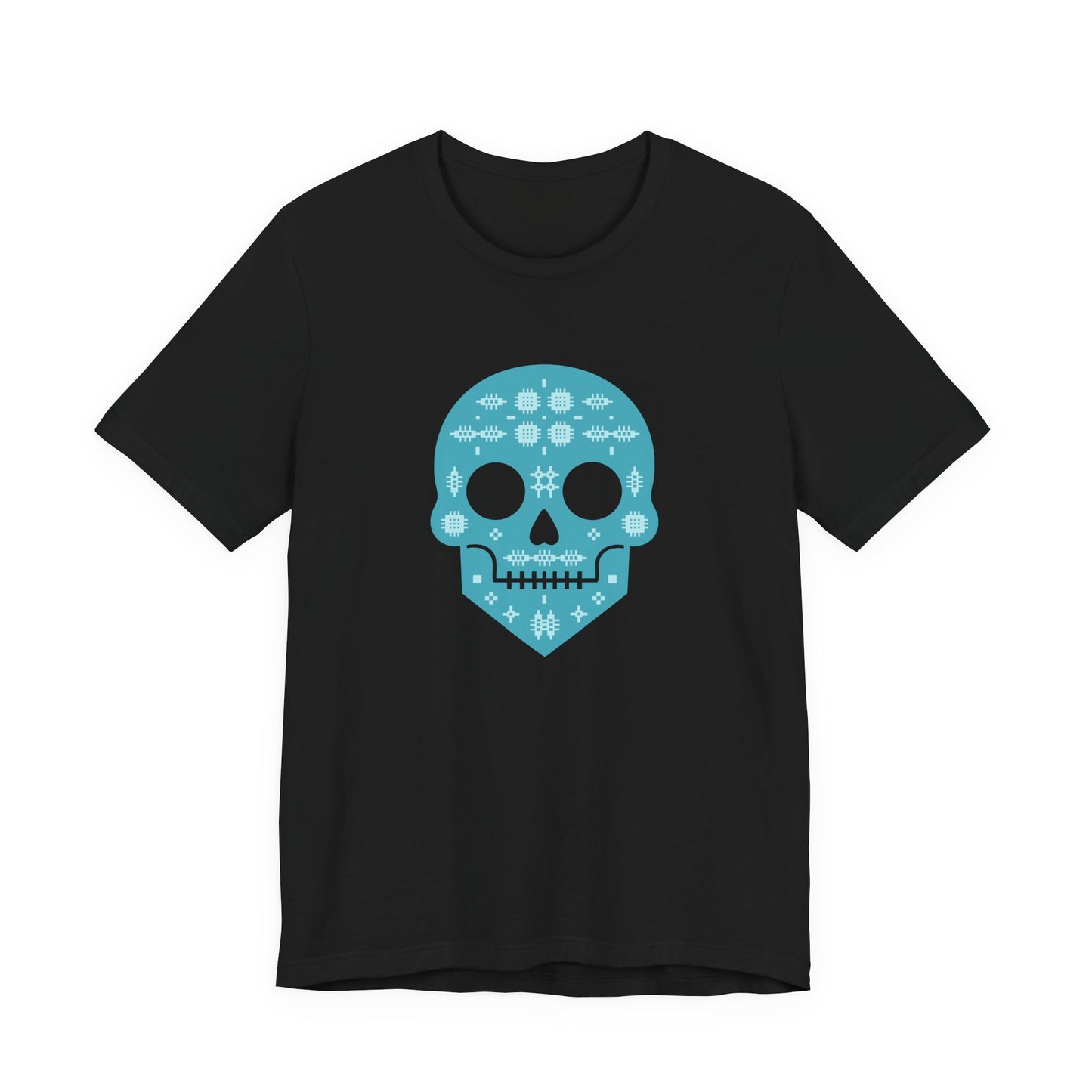 Welsh Tapestry Pattern Skull T-Shirt (Unisex)