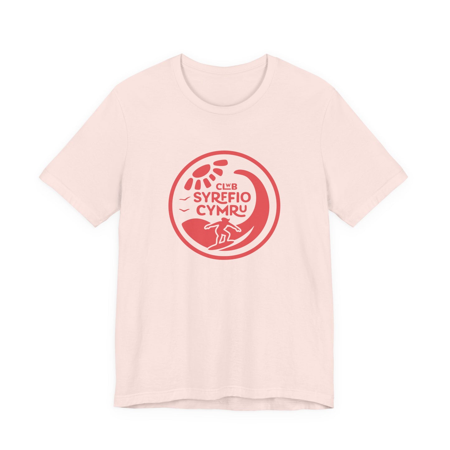 'Clwb Syrffio Cymru' Unisex T-Shirt - Welsh Surf Club Logo Tee