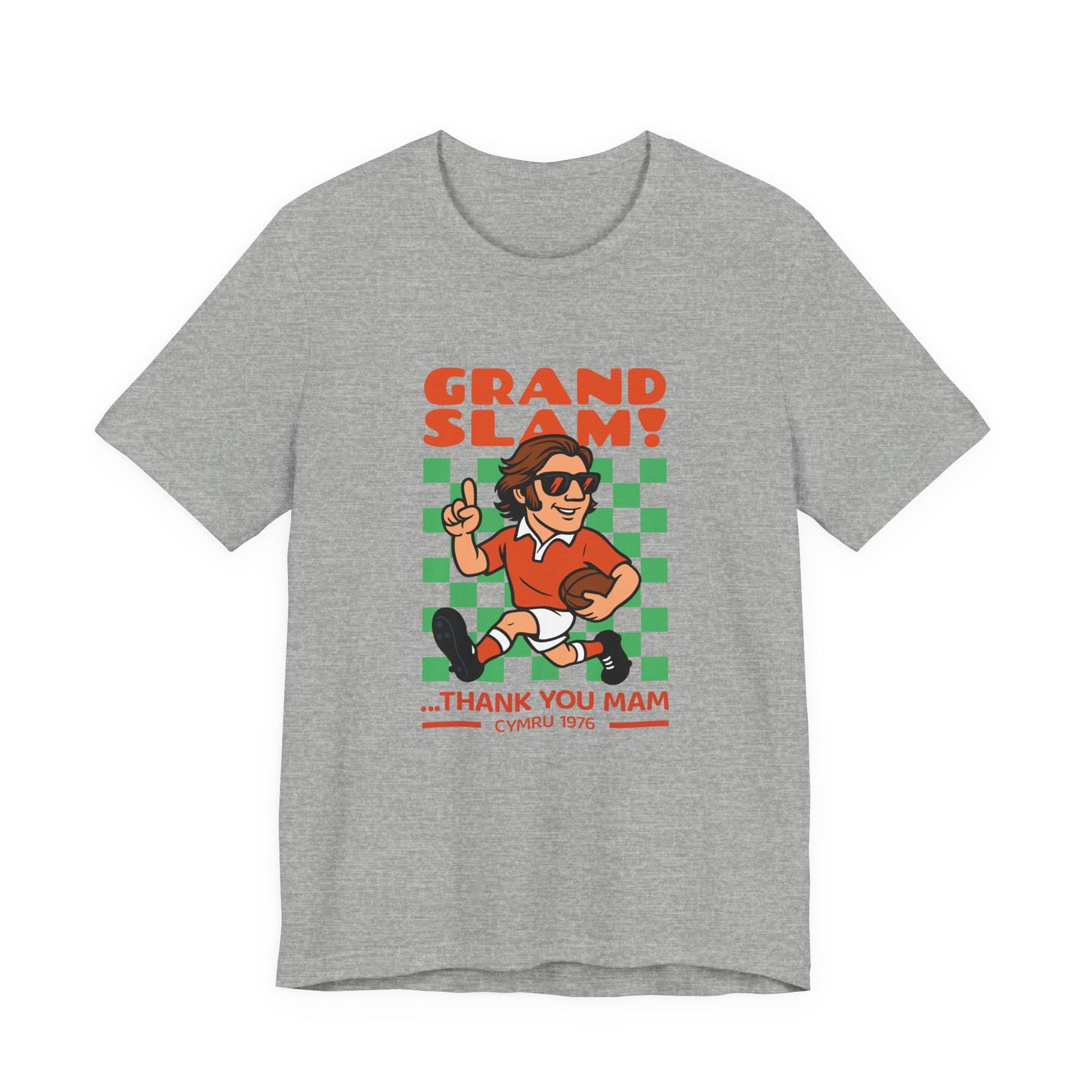 Vintage Wales 1976 Grand Slam Rugby T-shirt (unisex) - Retro Rugby Tee