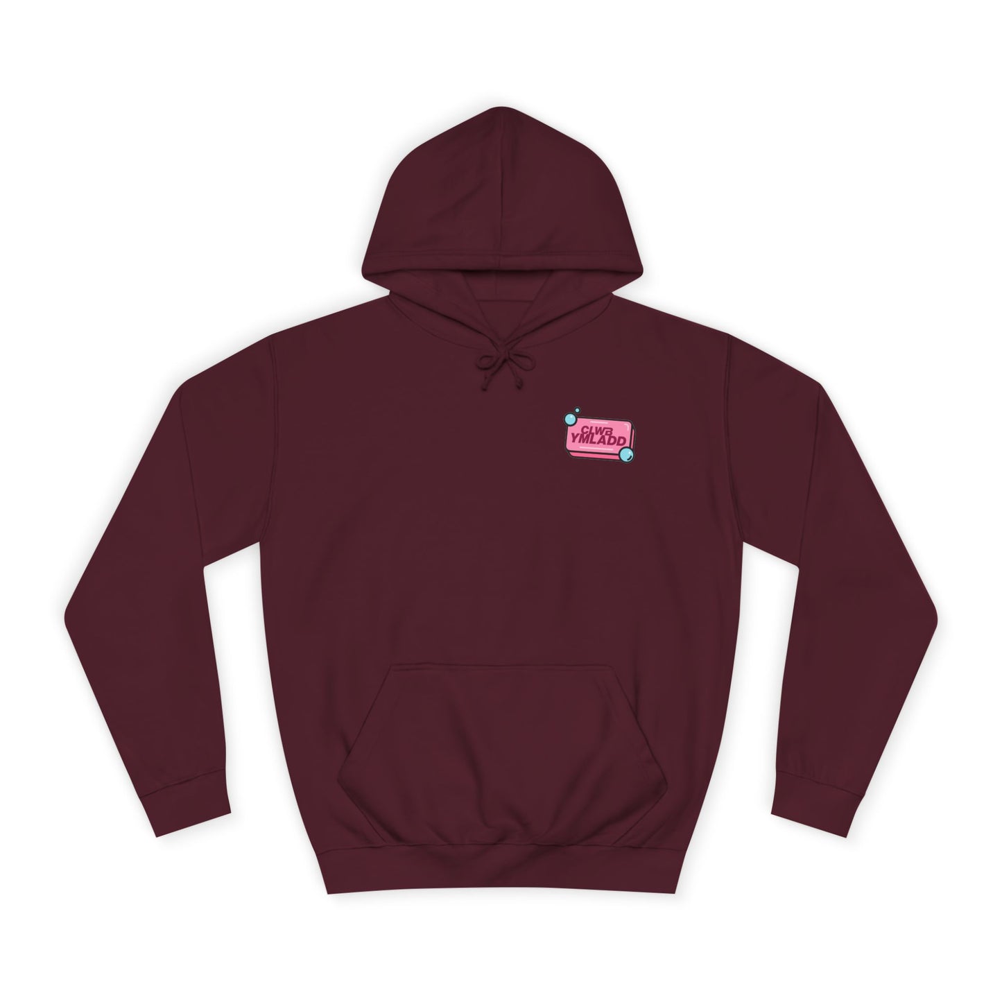 Retro Fight Club Hoodie - 'Clwb Ymladd'