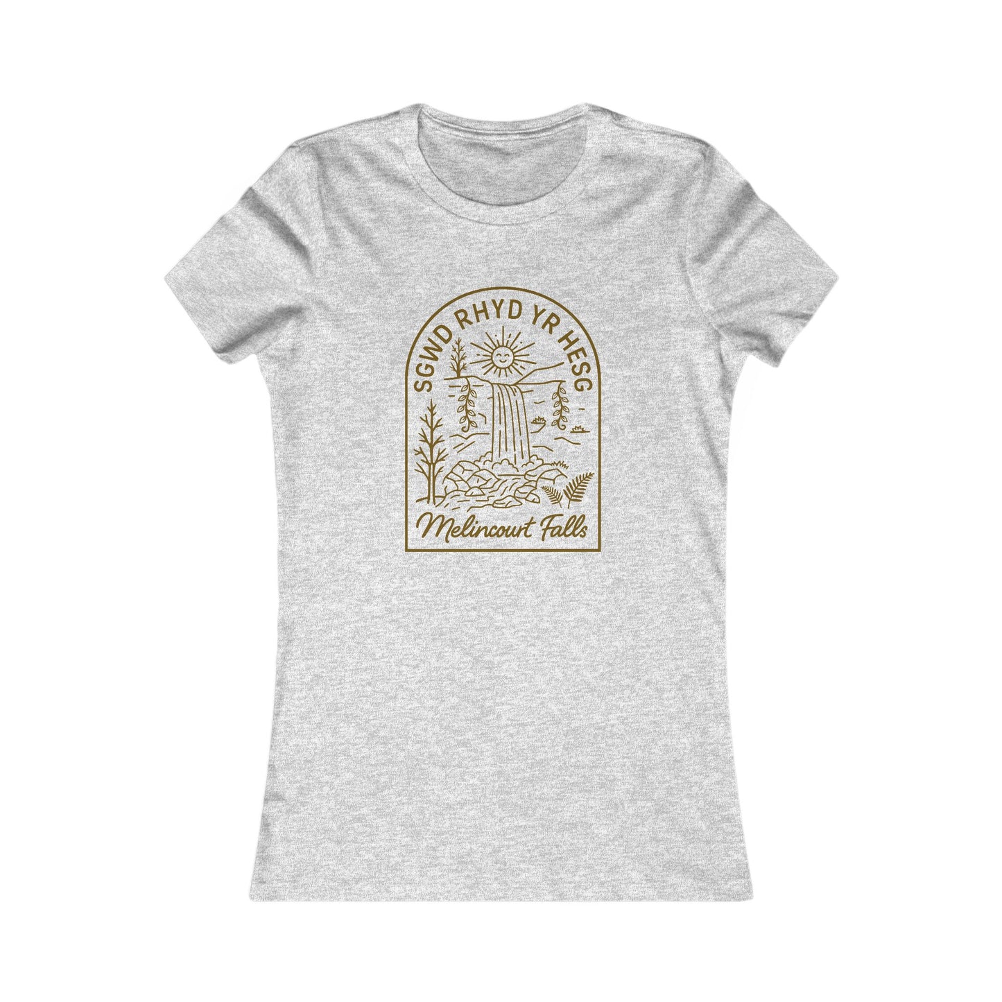 Women's Melincourt Falls Tee - 'Sgwd Rhyd Yr Hesg'