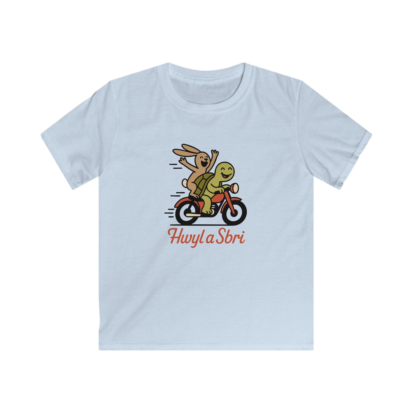 Tortoise & the Hare Kids Welsh T-Shirt - "Hwyl a Sbri"