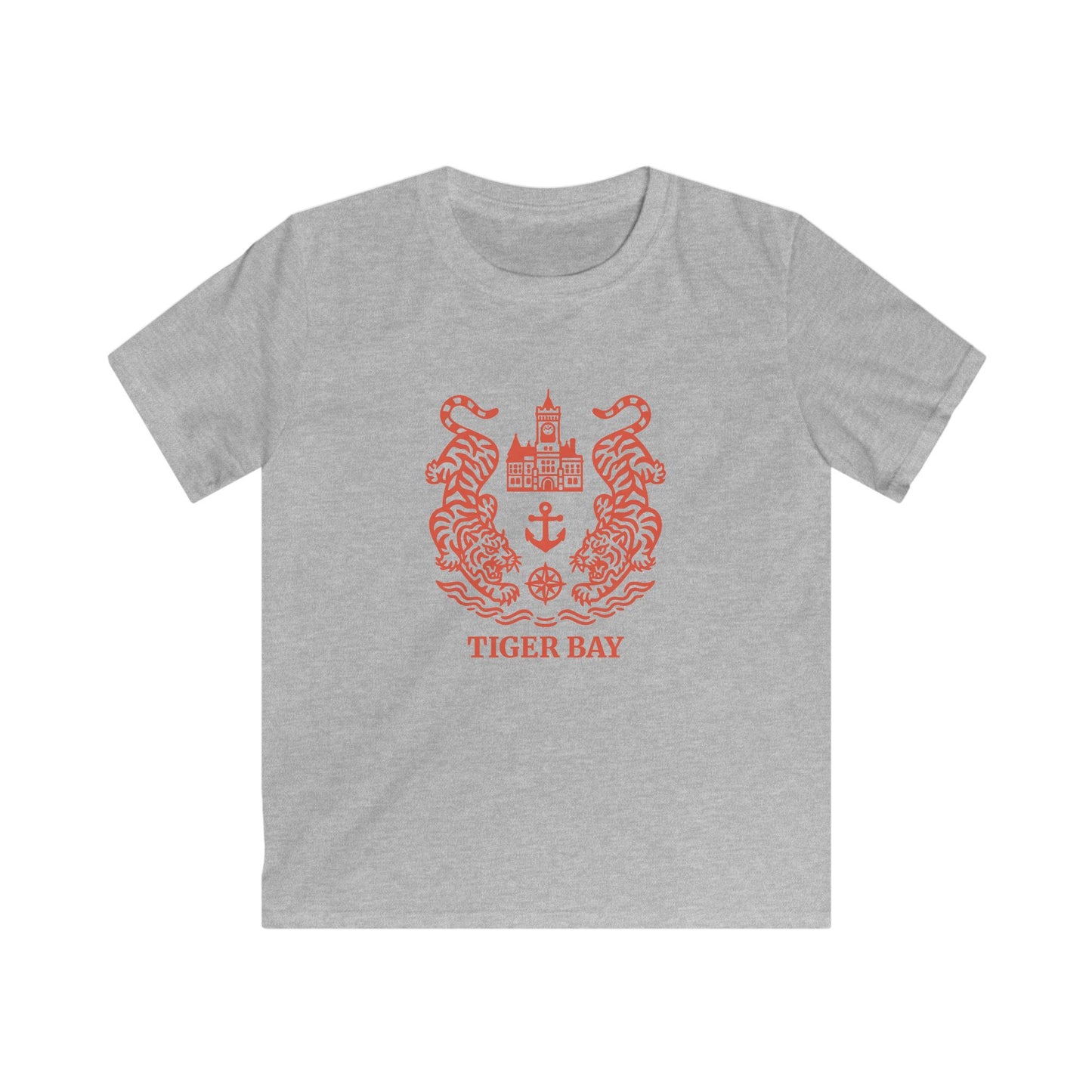 Kids Retro Tiger Bay T-Shirt - Caerdydd