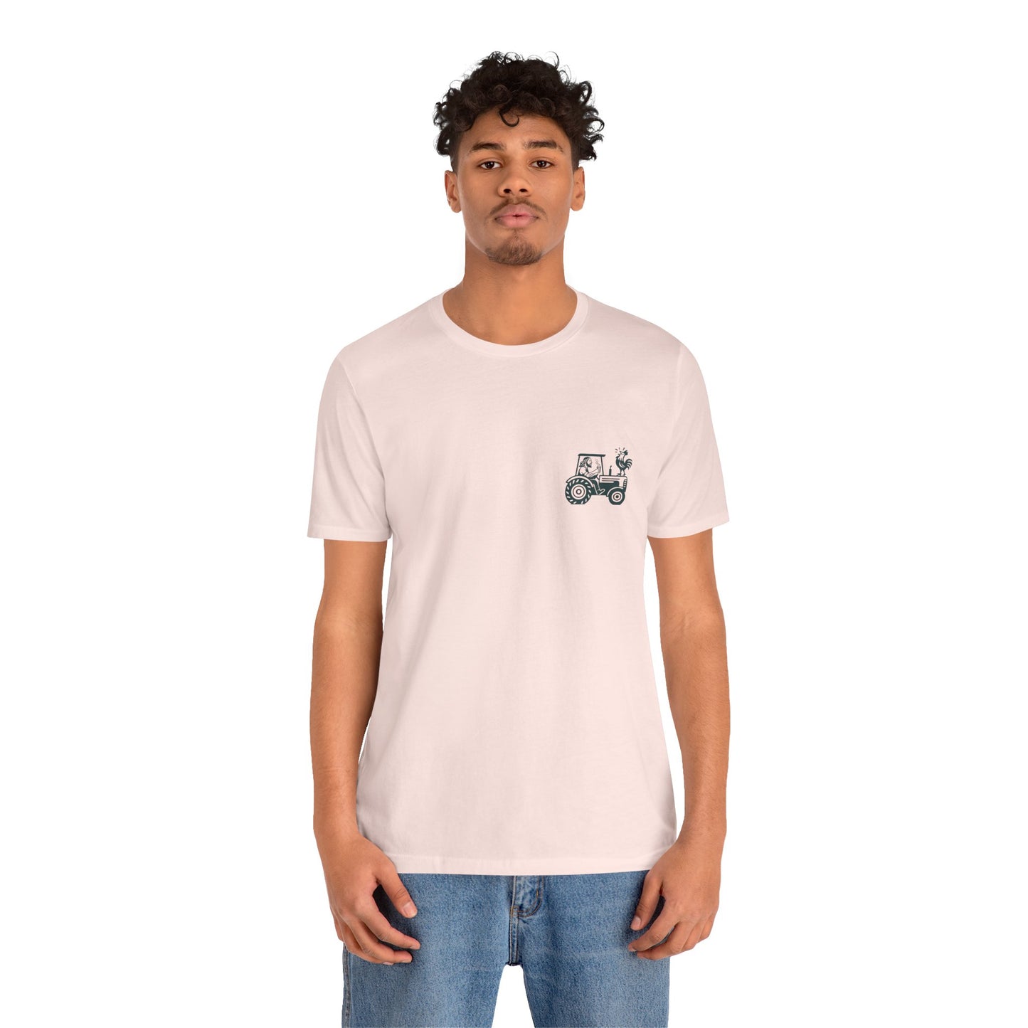 Coffi y Ffermwyr (Farmers Coffee) Unisex Tee - Double Sided