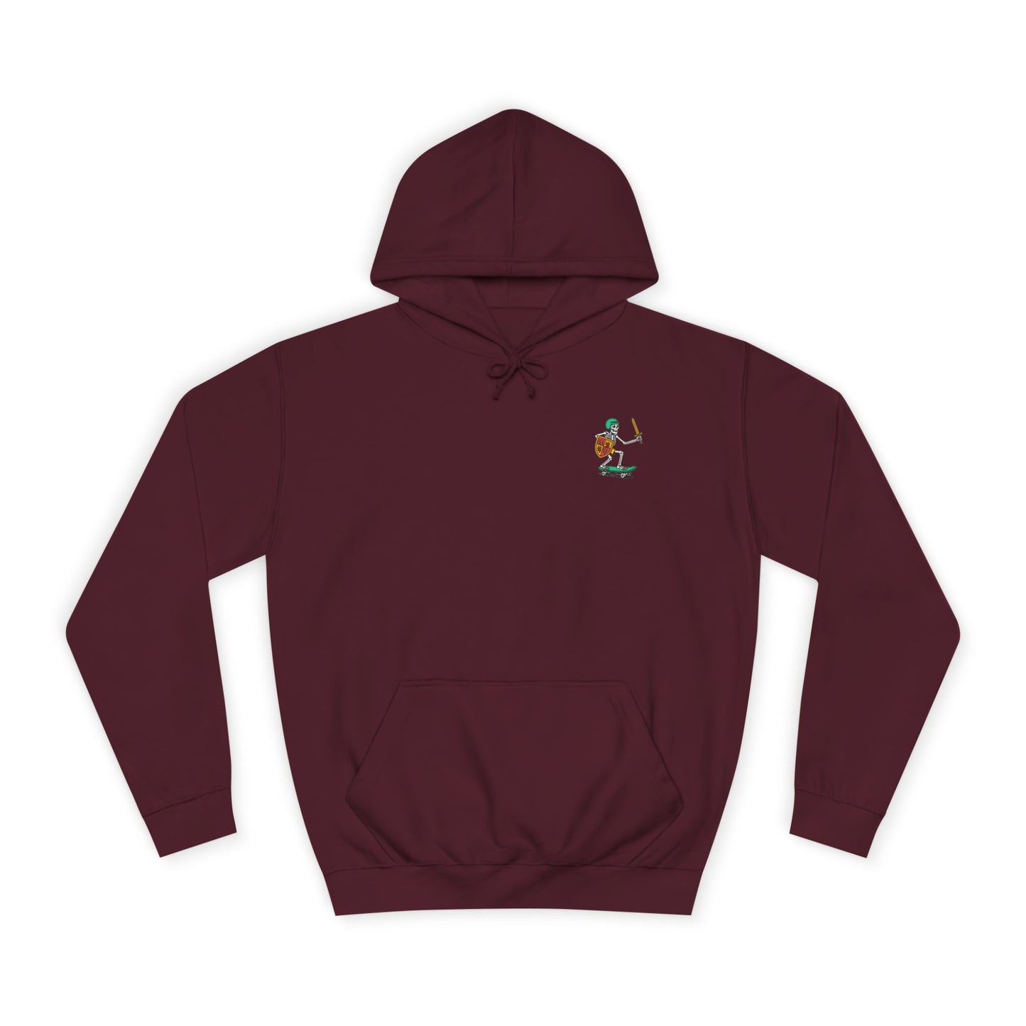 Skateboard Glyndŵr Unisex Hoodie (Double Sided)