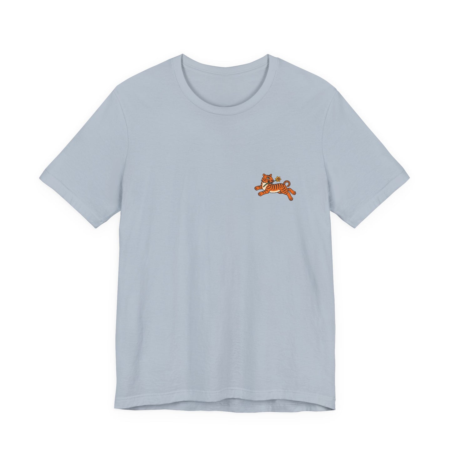 Tiger & Daffodil Minimal Graphic T-Shirt (Unisex)