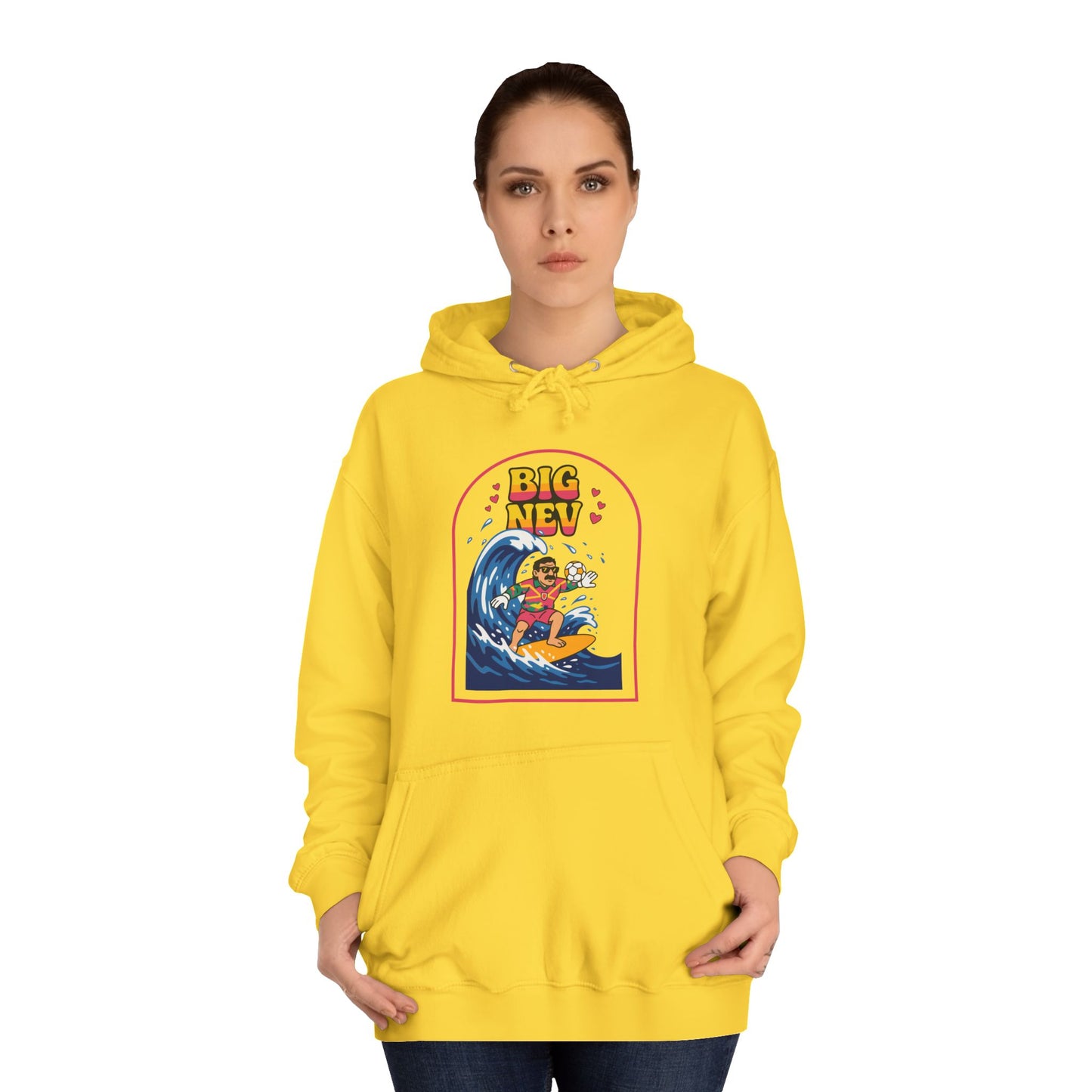 Neville Southall Retro Surfing  Hoodie (Unisex)