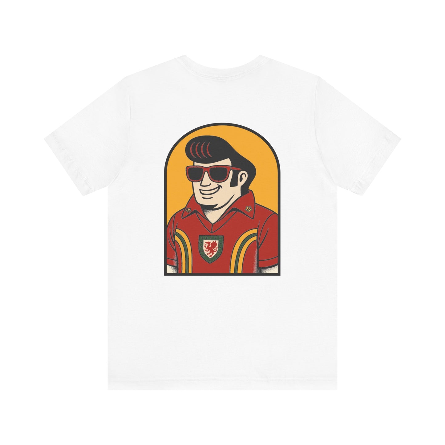 Double Sided Elvis Style Welsh Unisex T-Shirt (Unisex)
