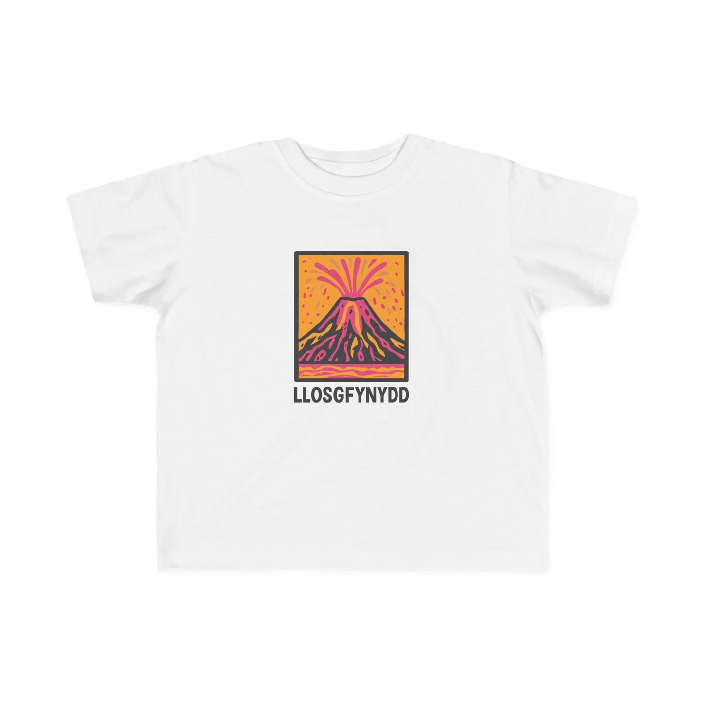 Toddler Volcano T-Shirt - 'Llosgfynydd'