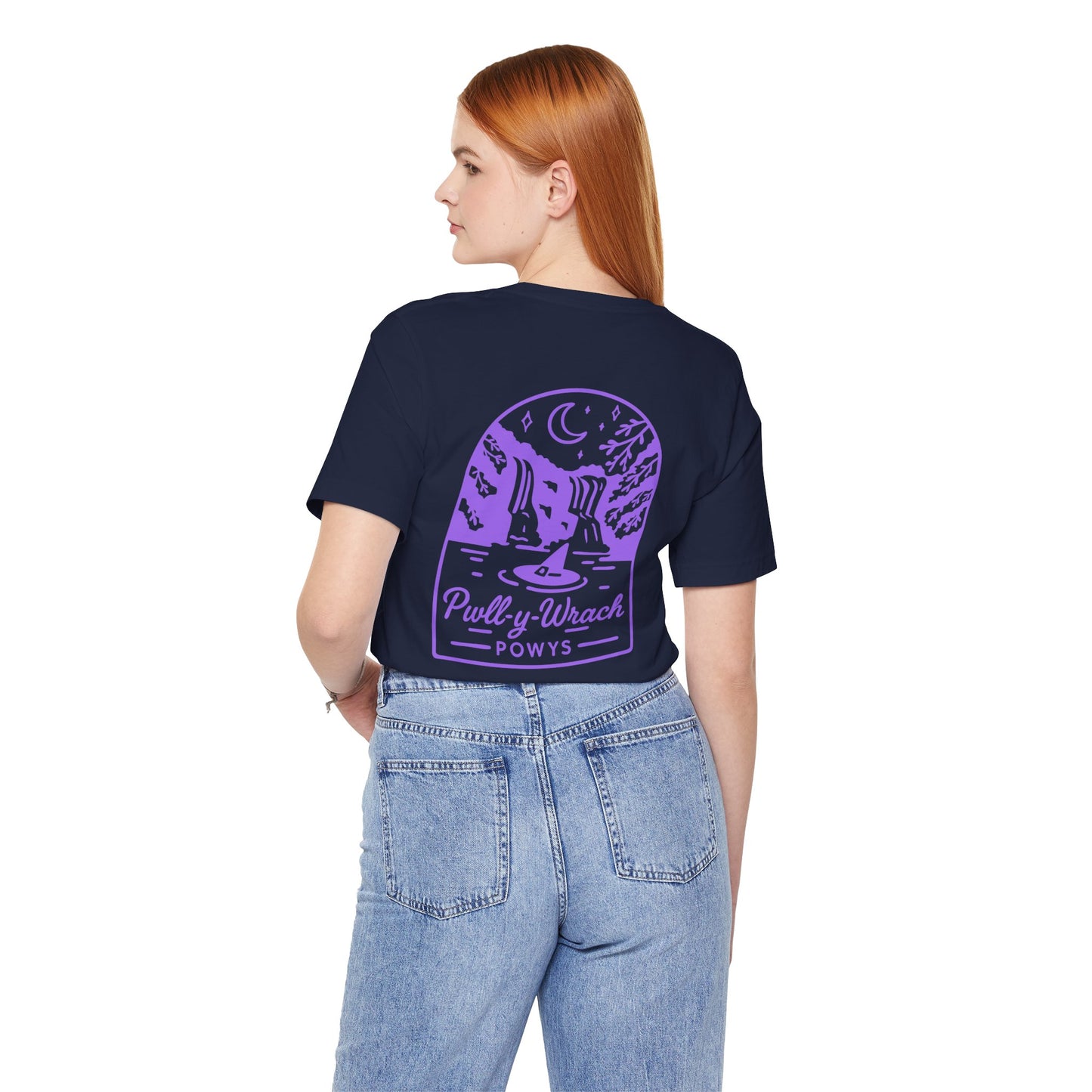 Pwll-Y-Wrach Waterfall Tee (Unisex) - Double Sided