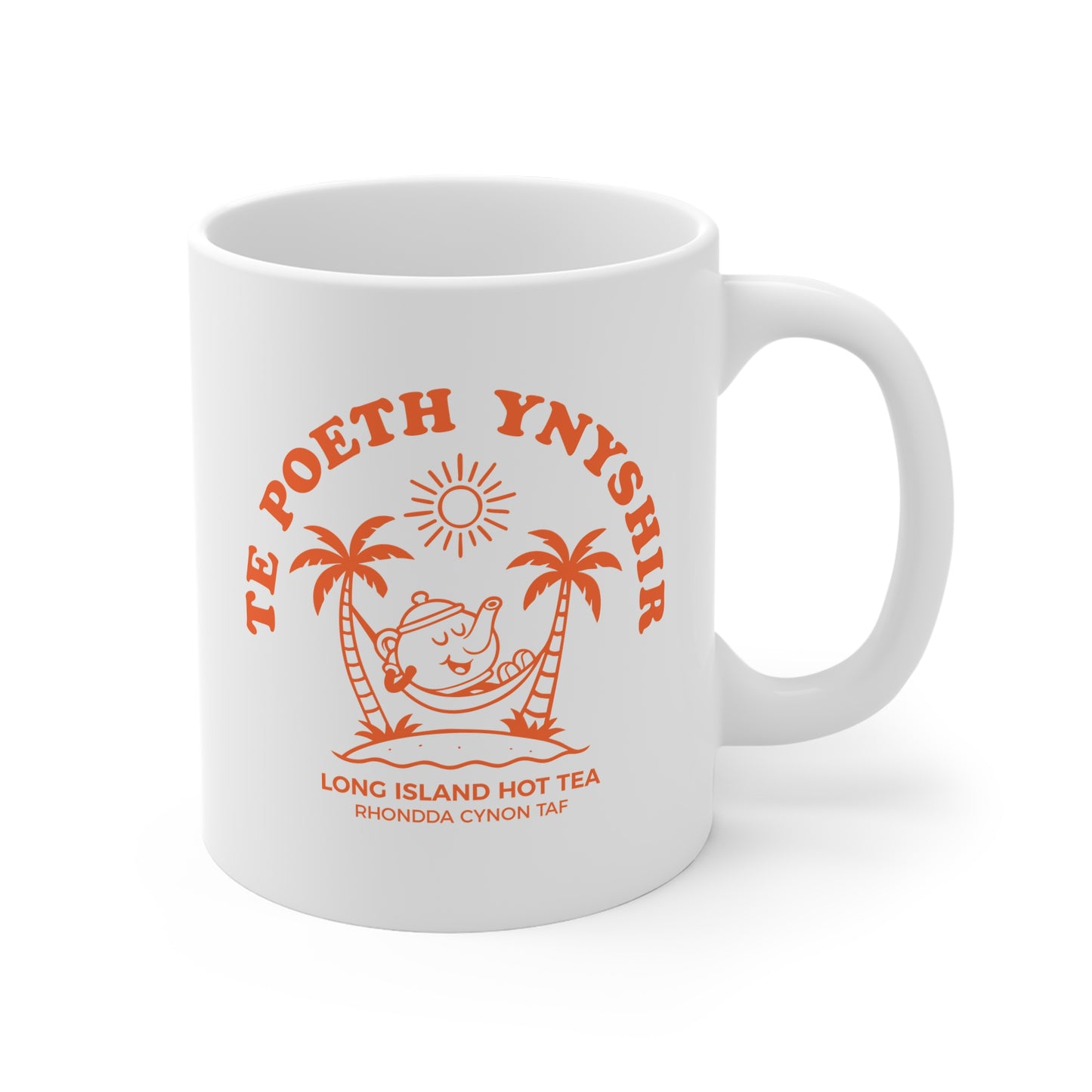 Long Island Hot Tea Mug — 'Te Poeth Ynyshir'