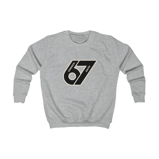 Kids 'Six-Seven' Sweatshirt - Welsh Language 'Chwech-Saith'