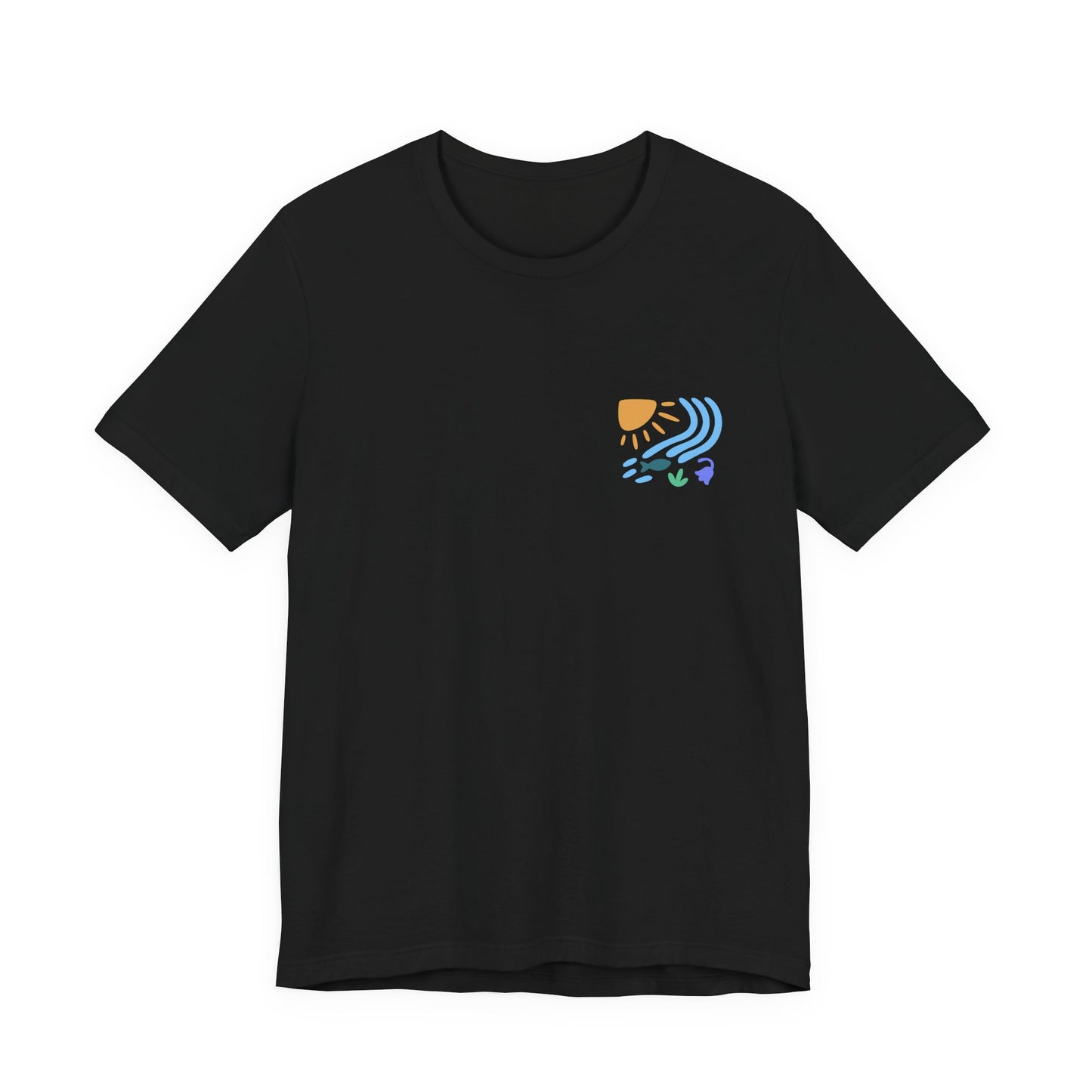 'Glan-y-Nant' Riverside Graphic Tee (Unisex) — Nature Scenic T‑Shirt