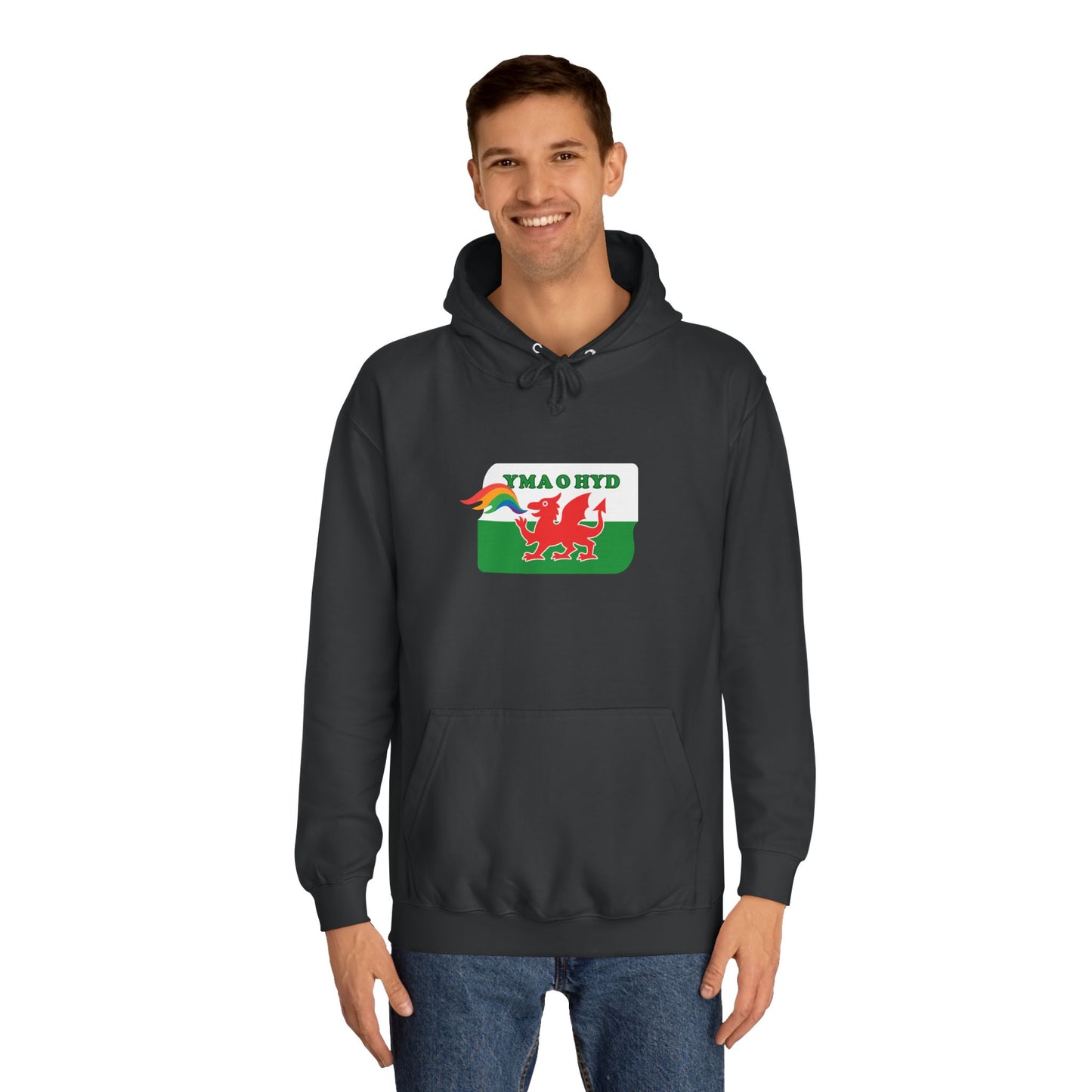Pride Welsh Flag Hoodie (Unisex) - Yma O Hyd
