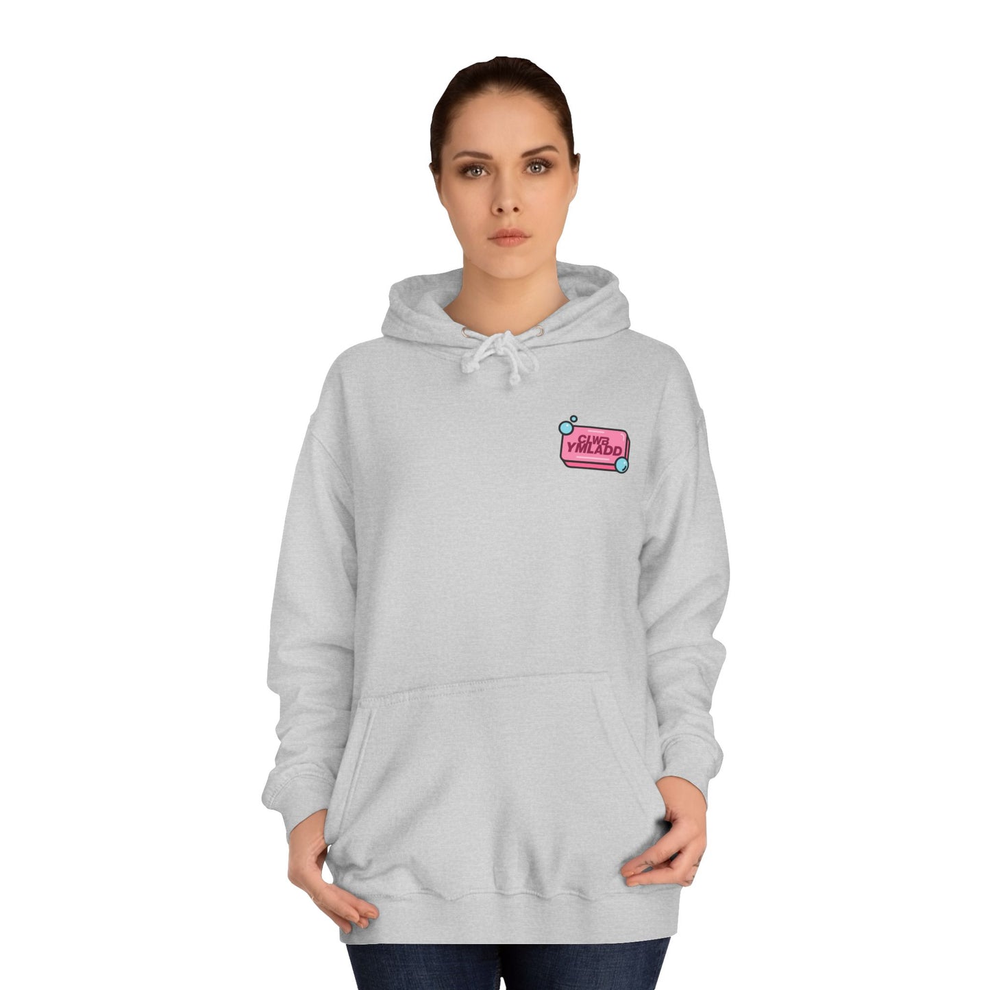 Retro Fight Club Hoodie - 'Clwb Ymladd'