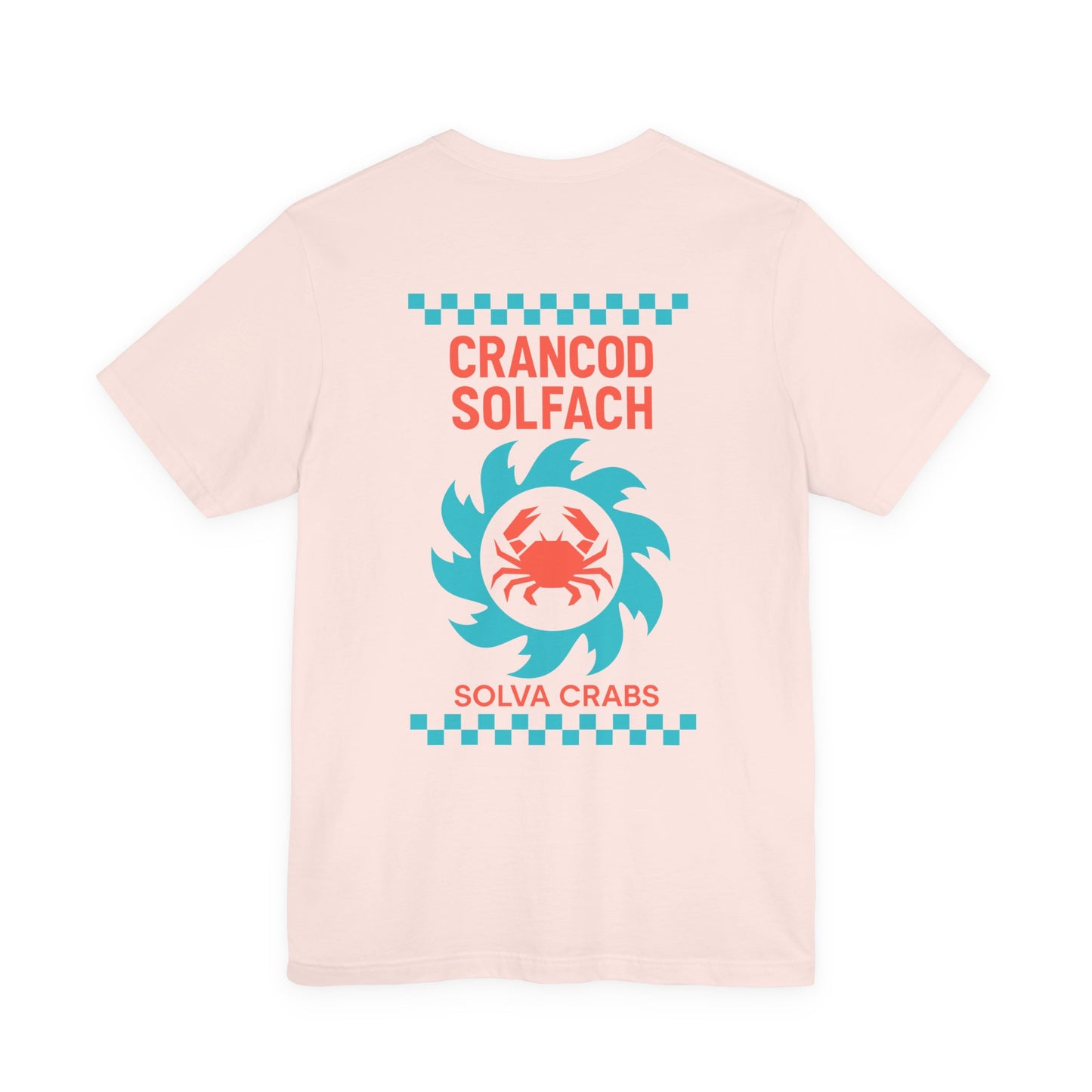Solva Crabs Vintage Unisex T-Shirt - 'Crancod Solfach' (Double Sided)