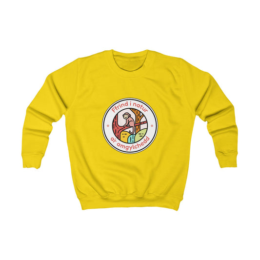 Kids Friend To Nature Welsh Language Sweatshirt