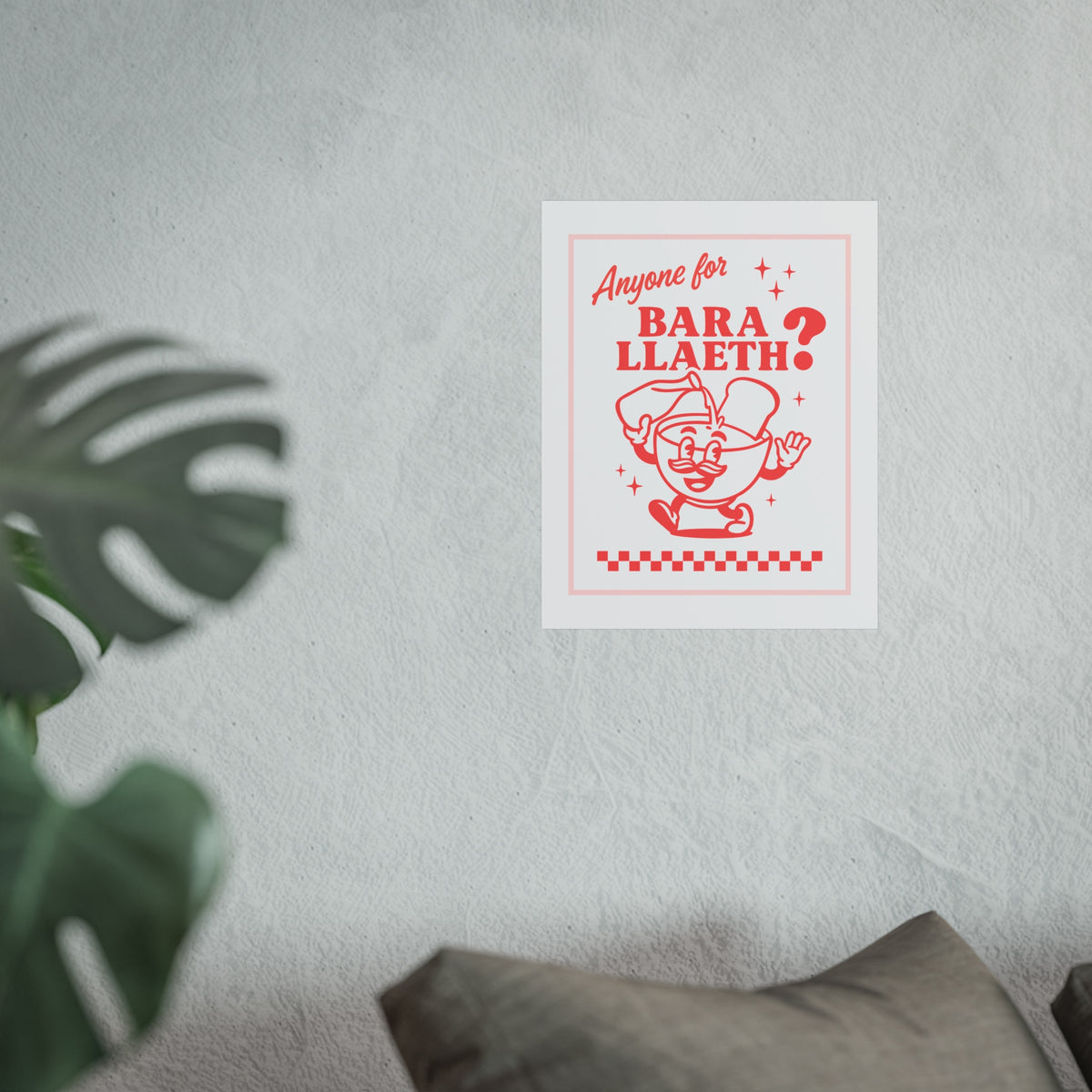 Retro 'Bara Llaeth' Fine Art Poster