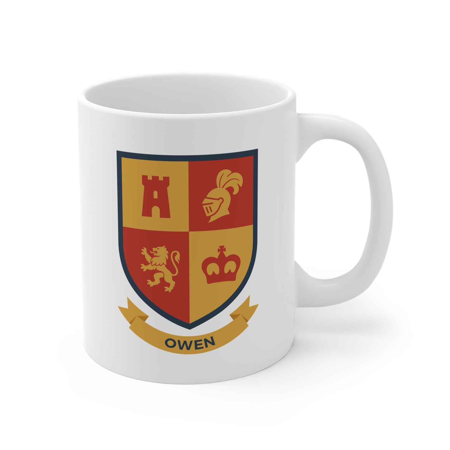 Owen Family Crest Mug - Welsh Heraldry