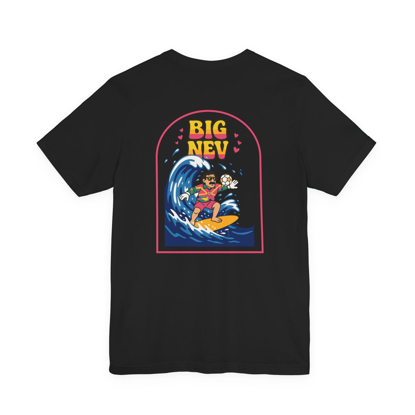'Big Nev' Surf Graphic Tee — Double Sided