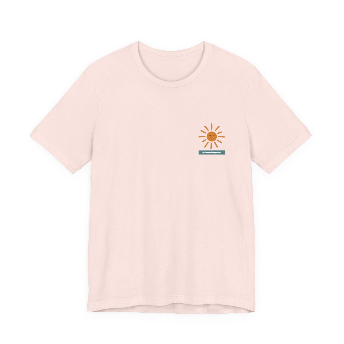 Welsh Beach Vibes Tee (Unisex) - 'Diwrnod Arall O Haul' - Another Day of Sun (Double Sided)