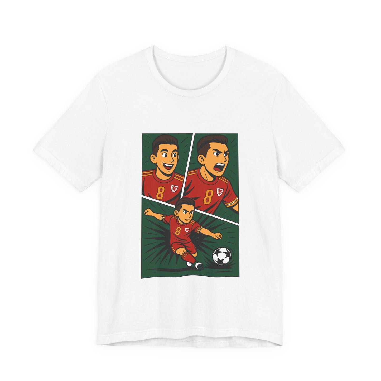 Harry Wilson Wales Football Graphic T-Shirt (Unisex)