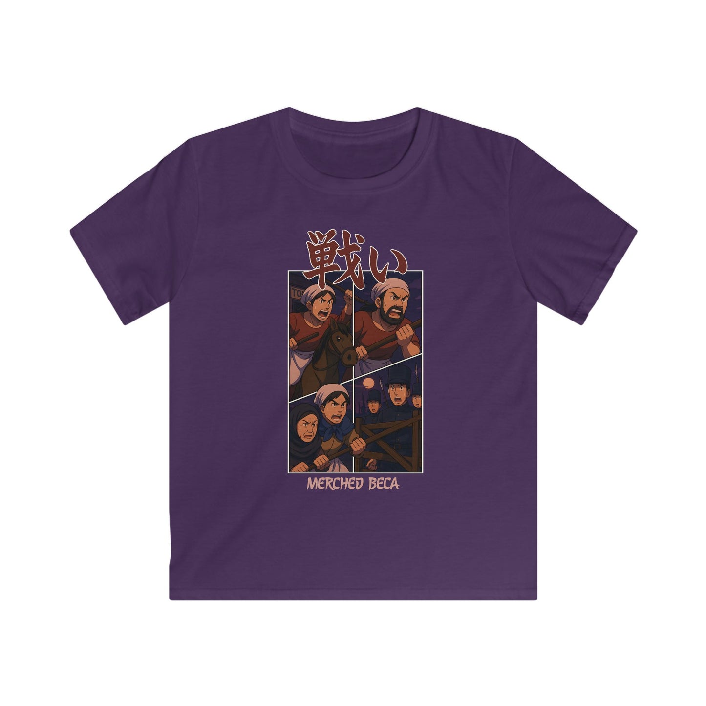 Kids "Merched Beca" Anime Battle T-Shirt (Rebecca Riots)