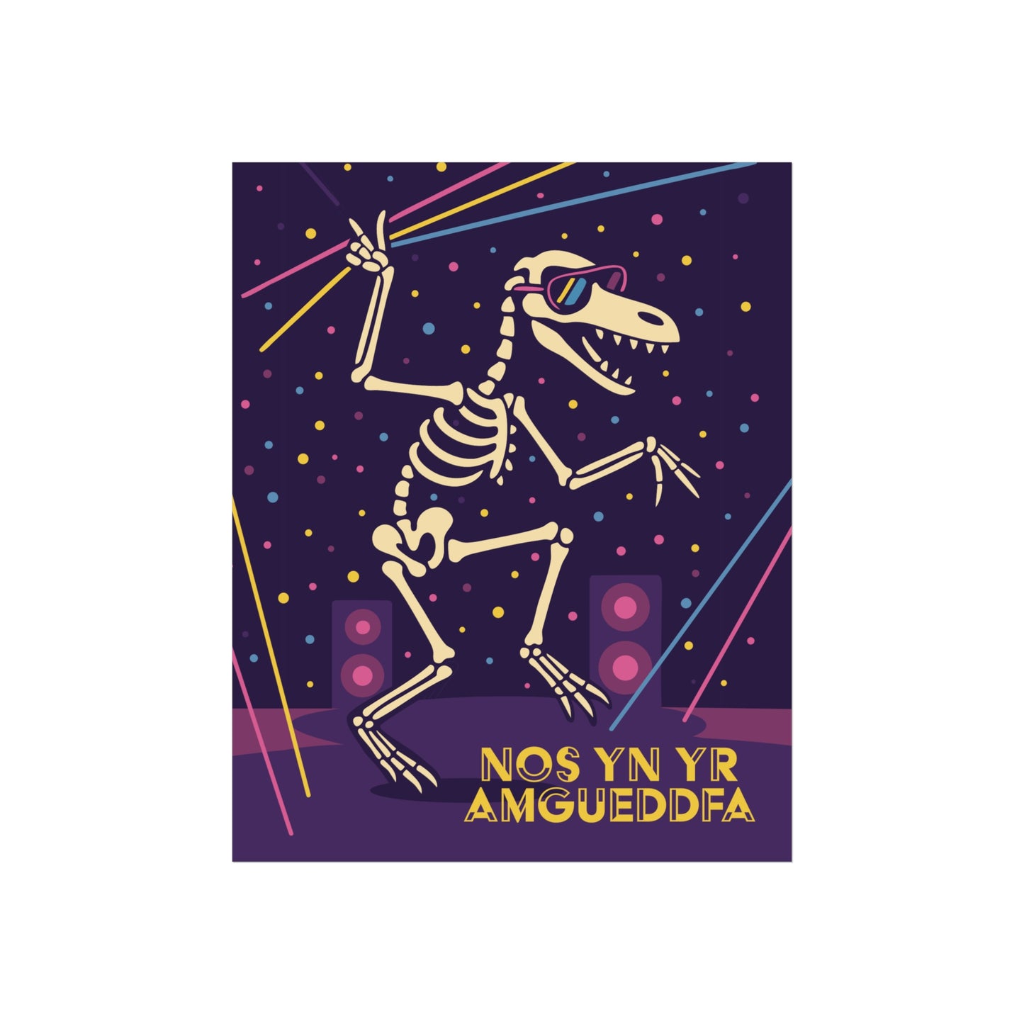 'Nos Yn Yr Amgueddfa' Fine Art Poster - Night In The Museum