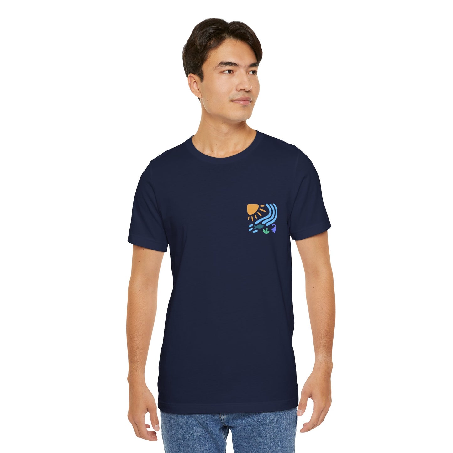 'Glan-y-Nant' Riverside Graphic Tee (Unisex) - Nature Scenic T‑Shirt
