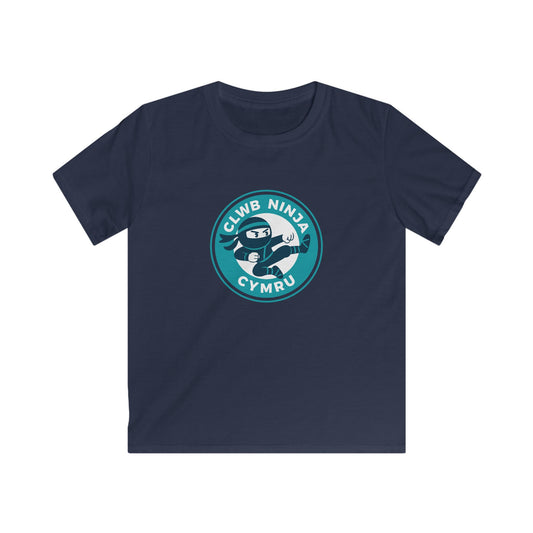 Kids Ninja T‑Shirt – Clwb Ninja Cymru - Cute Martial Arts Tee for Boys & Girls
