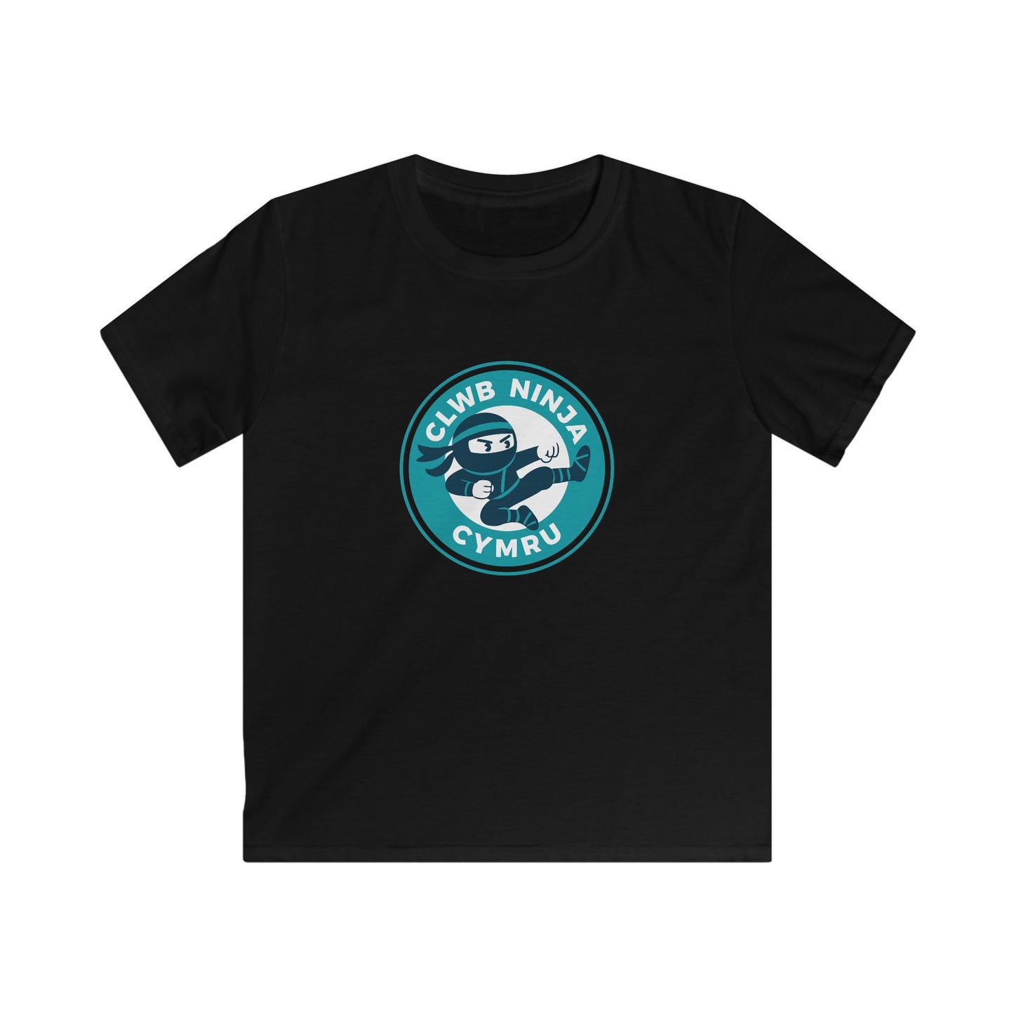 Kids Ninja T‑Shirt – Clwb Ninja Cymru - Cute Martial Arts Tee for Boys & Girls