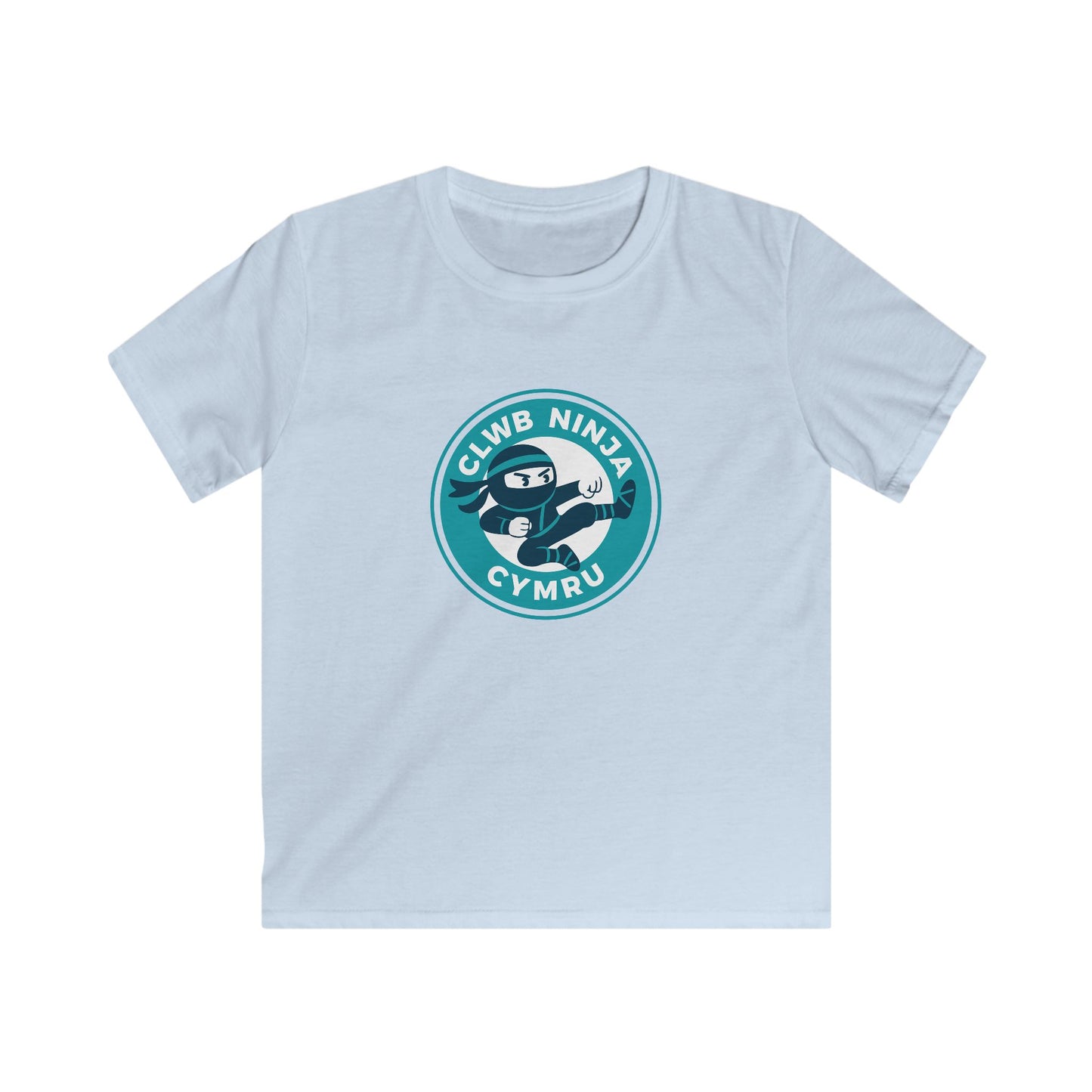 Kids Ninja T‑Shirt – Clwb Ninja Cymru - Cute Martial Arts Tee for Boys & Girls
