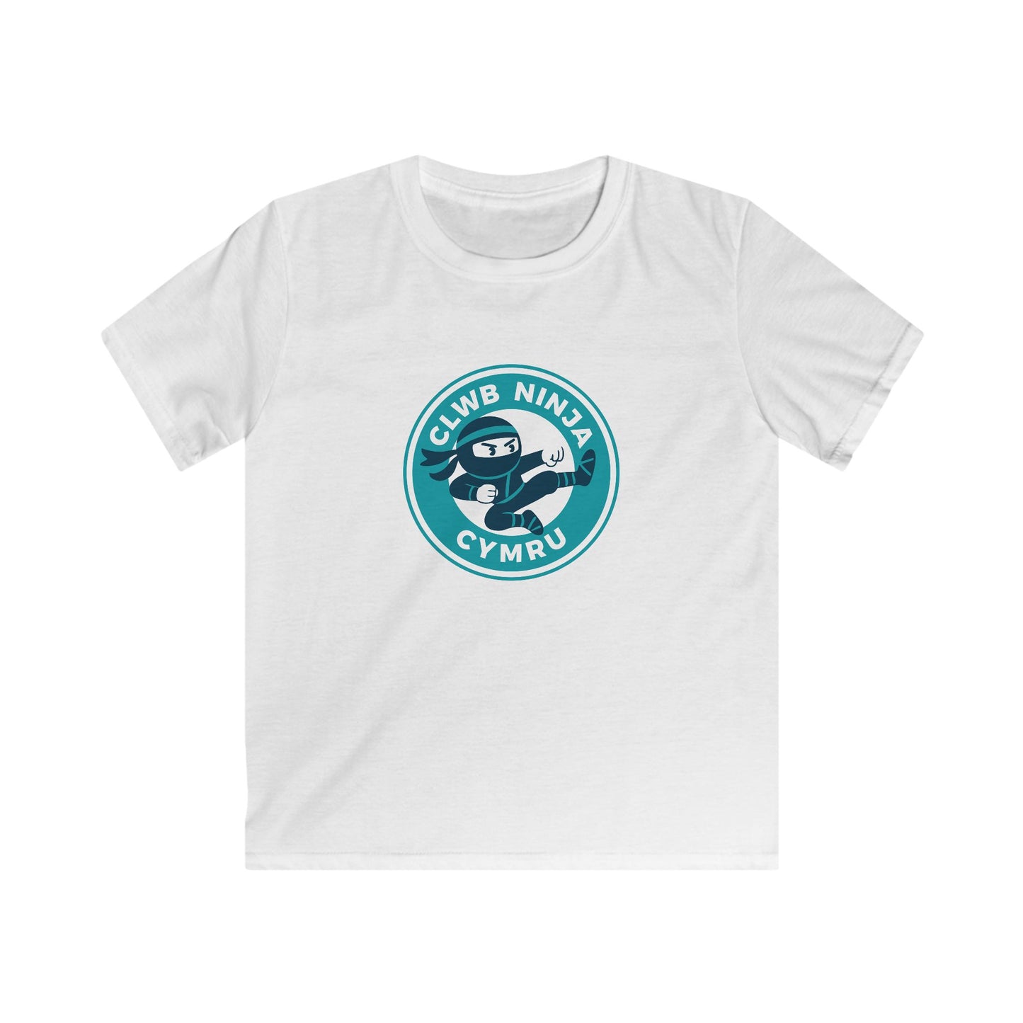 Kids Ninja T‑Shirt – Clwb Ninja Cymru - Cute Martial Arts Tee for Boys & Girls