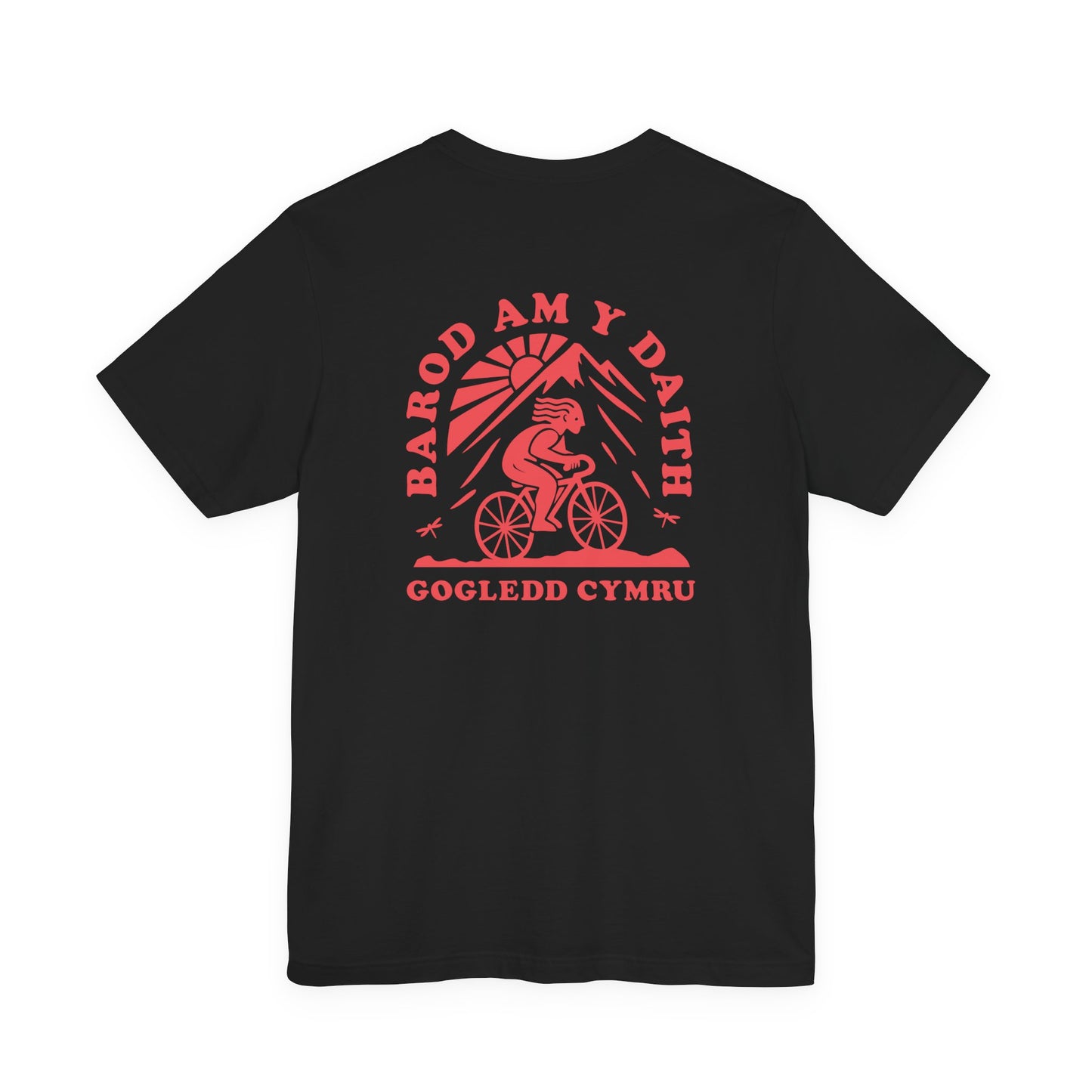 Gogledd Cymru Cycling Unisex Tee - 'Barod Am Y Daith'