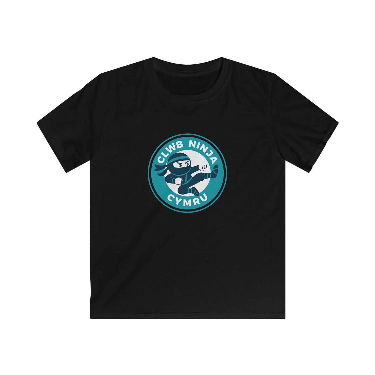 Kids Ninja T‑Shirt – Clwb Ninja Cymru - Cute Martial Arts Tee for Boys & Girls