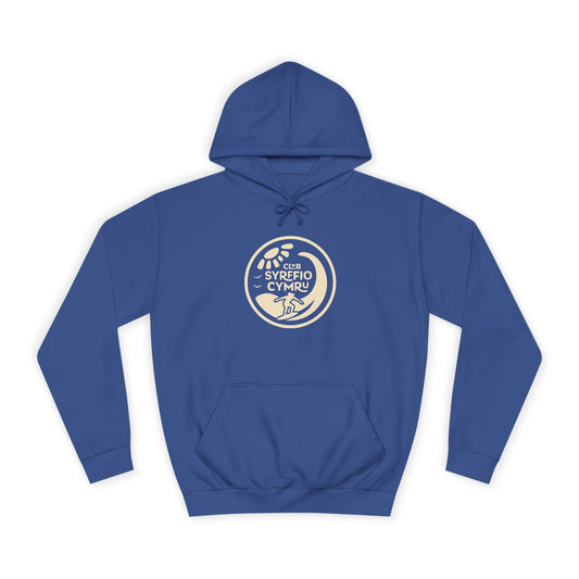 "Clwb Syrffio Cymru" Unisex Hoodie - Welsh Surfing Top