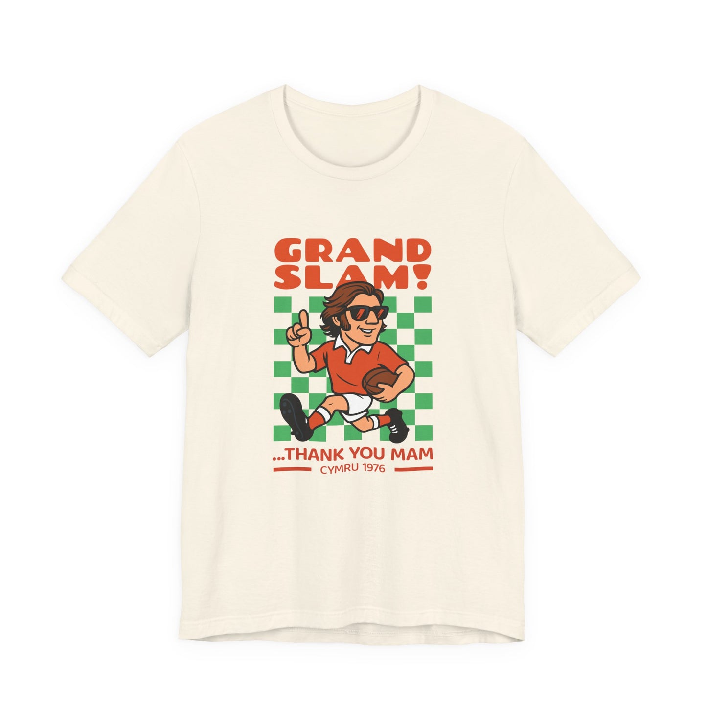 Vintage Wales 1976 Grand Slam Rugby T-shirt (unisex) - Retro Rugby Tee