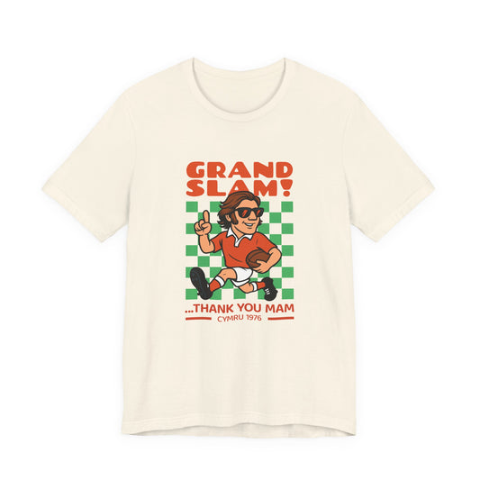 Vintage Wales 1976 Grand Slam Rugby T-shirt (unisex) - Retro Rugby Tee