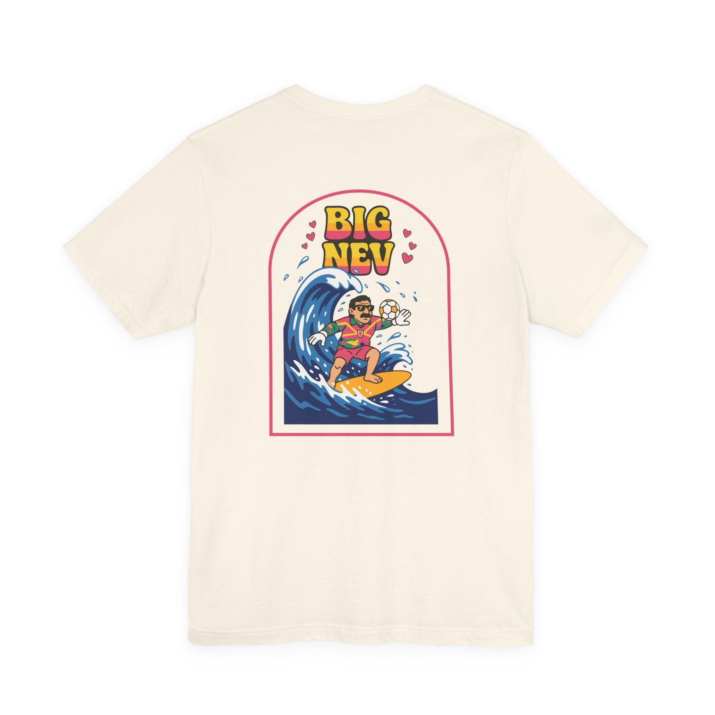 'Big Nev' Surf Graphic Tee — Double Sided