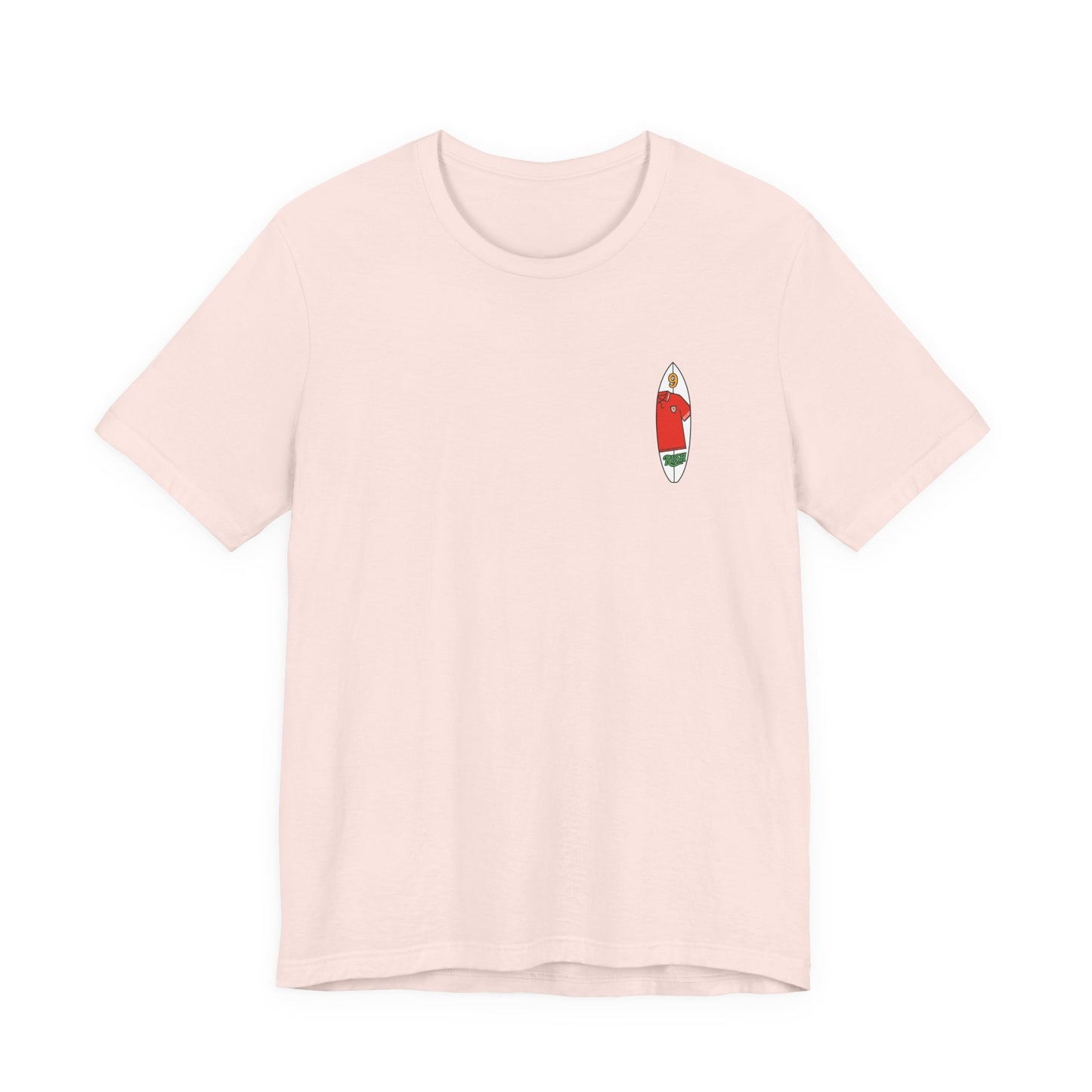 Ian Rush Surf T-Shirt (Unisex) - Wales 90s Kit Football Shirt (Double Sided)