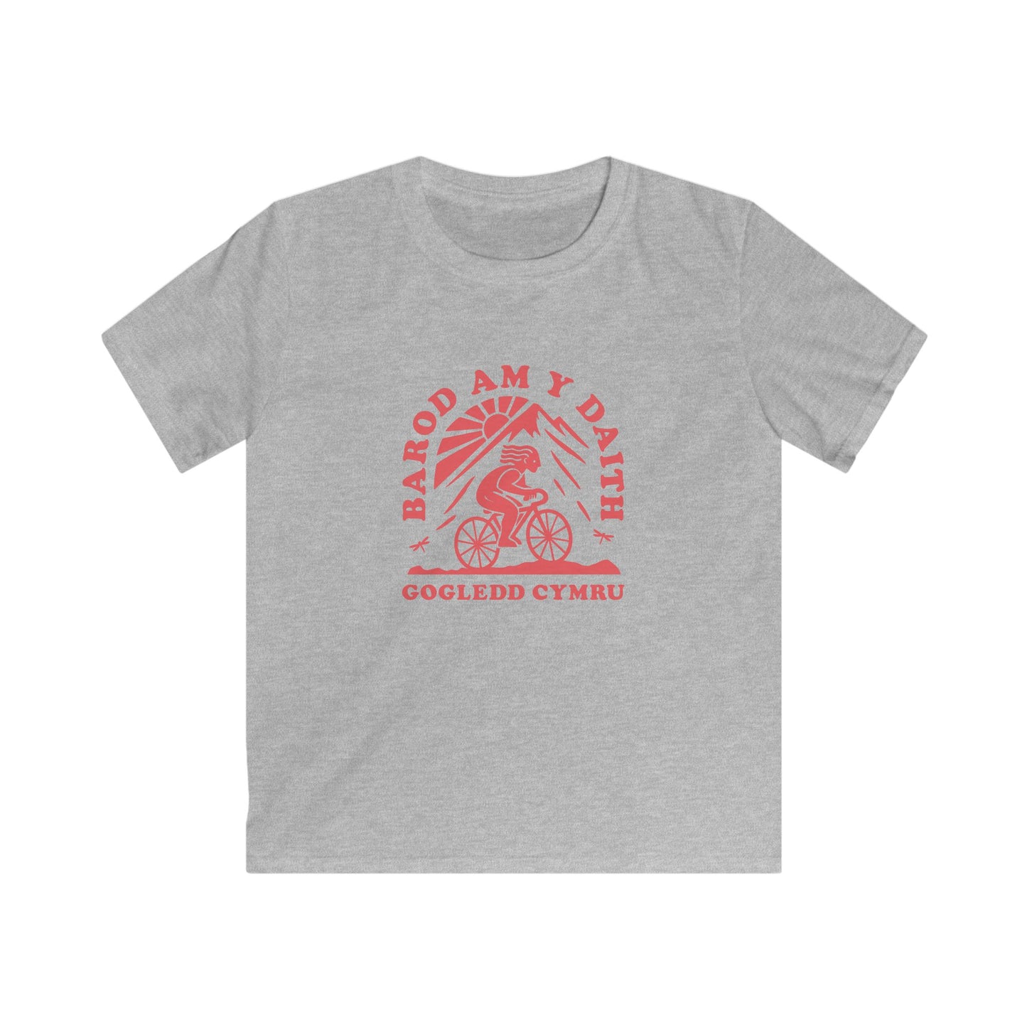 Kids Cycling Tee - Gogledd Cymru (North Wales) Graphic