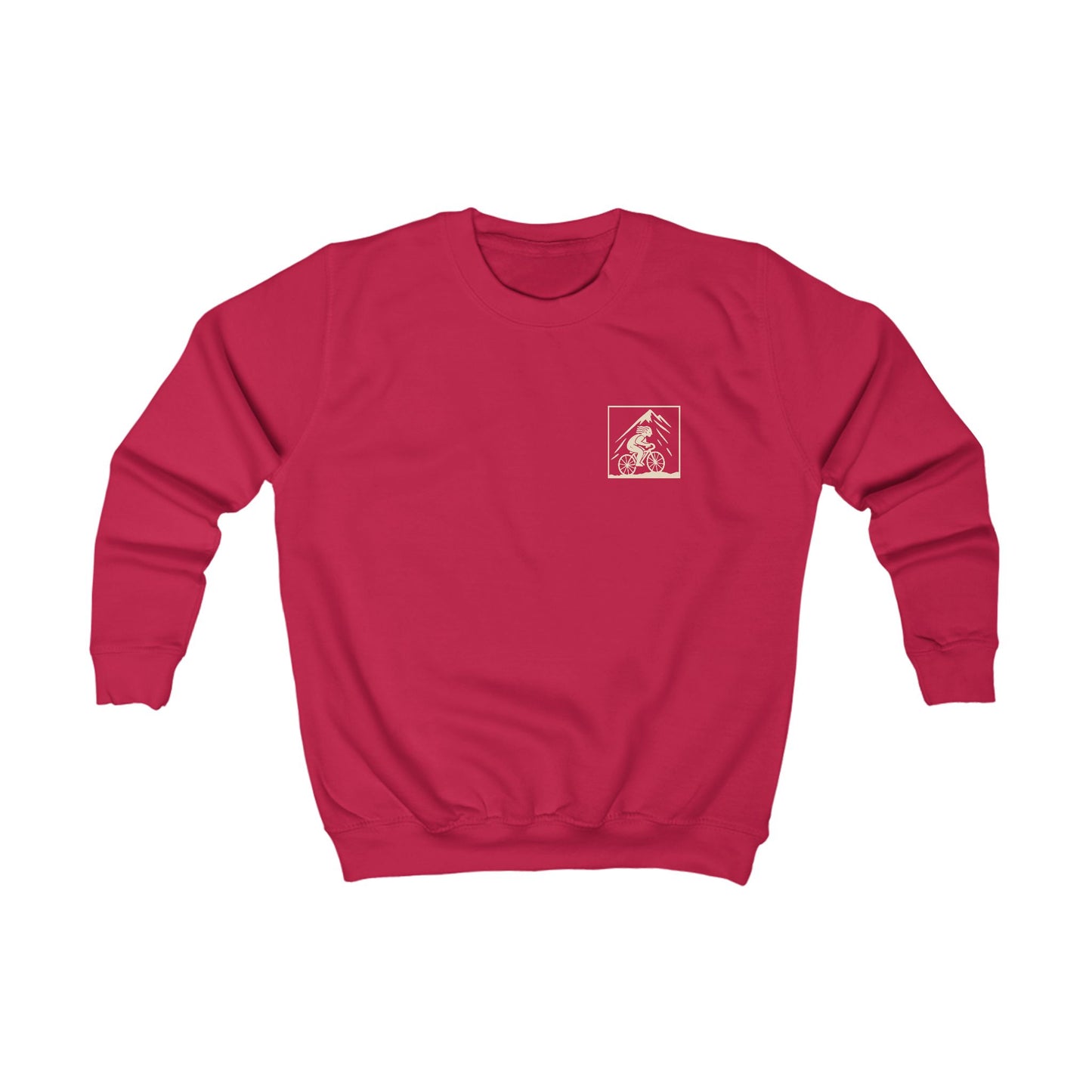 Kids 'Gogledd Cymru' Cycling Sweatshirt - 'Barod Am Y Daith' (Double Sided)