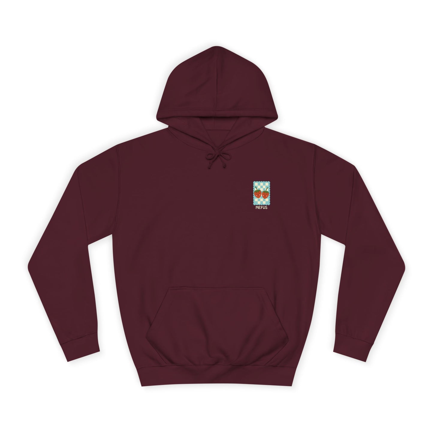Retro Strawberry Hoodie — "Mefys"