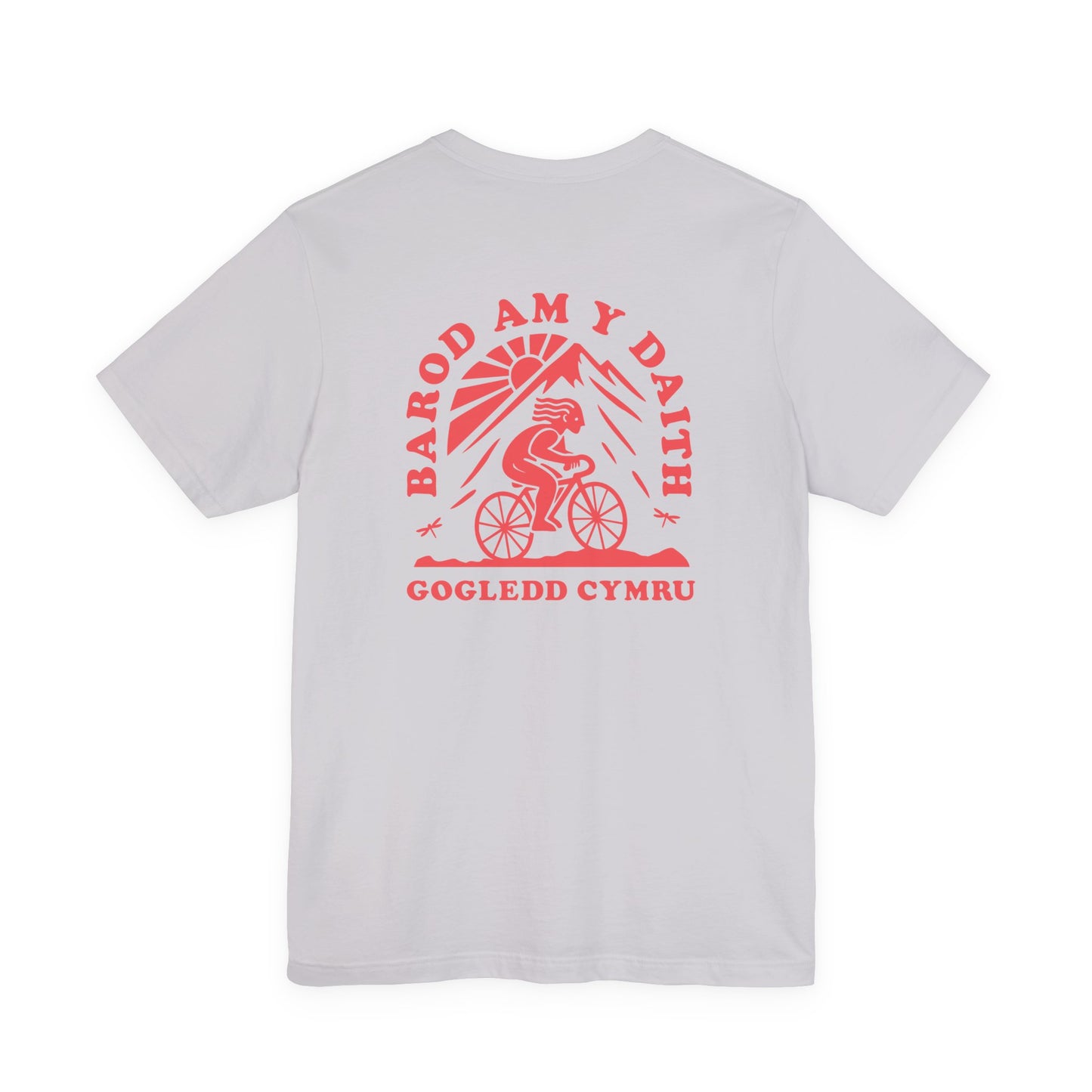 Gogledd Cymru Cycling Unisex Tee - 'Barod Am Y Daith'