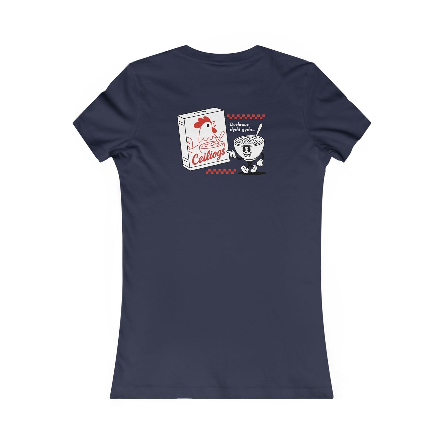 Women's Retro Cereal Tee - 'Ceiliogs'