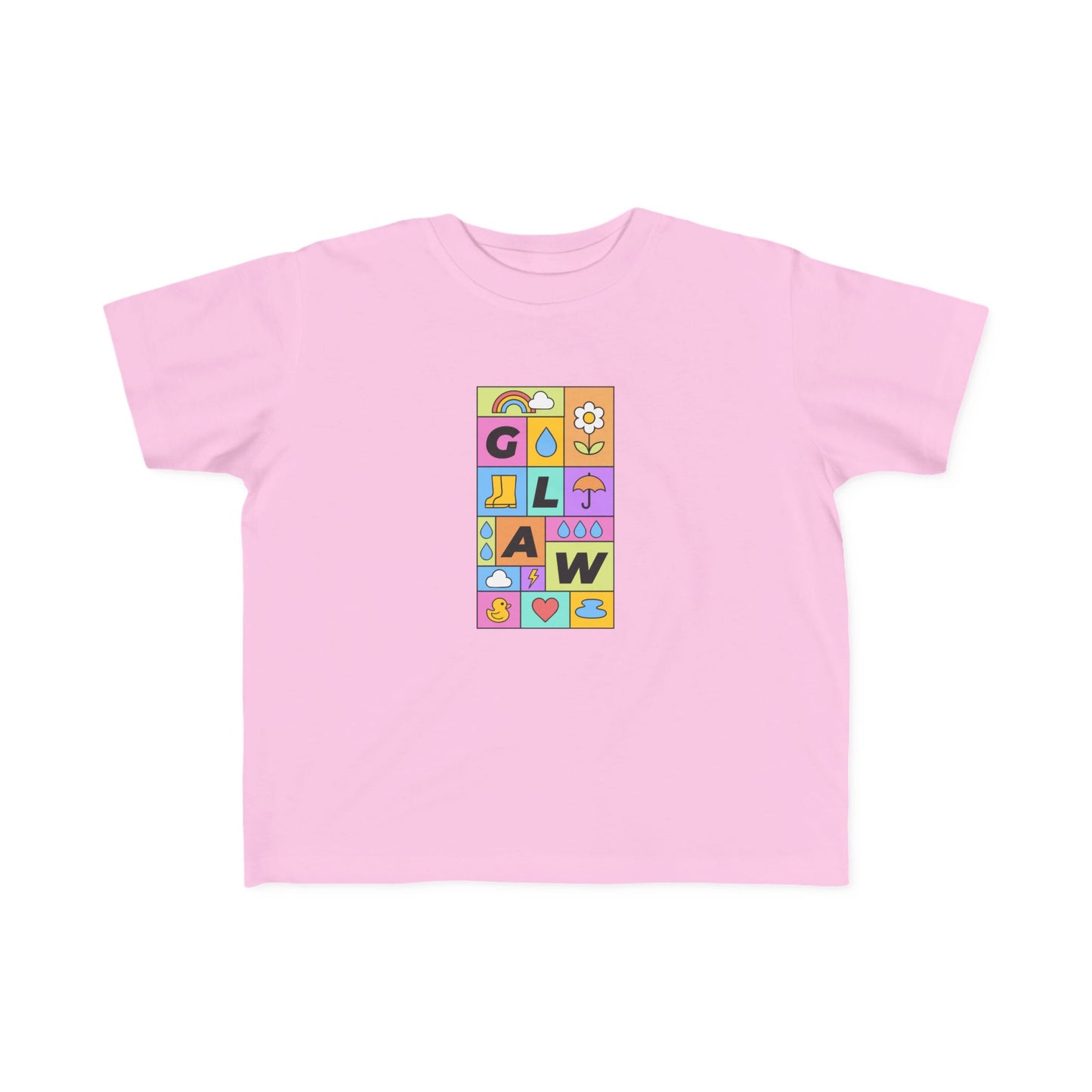 Toddler 'Glaw' T-Shirt - Colorful Rain Tee