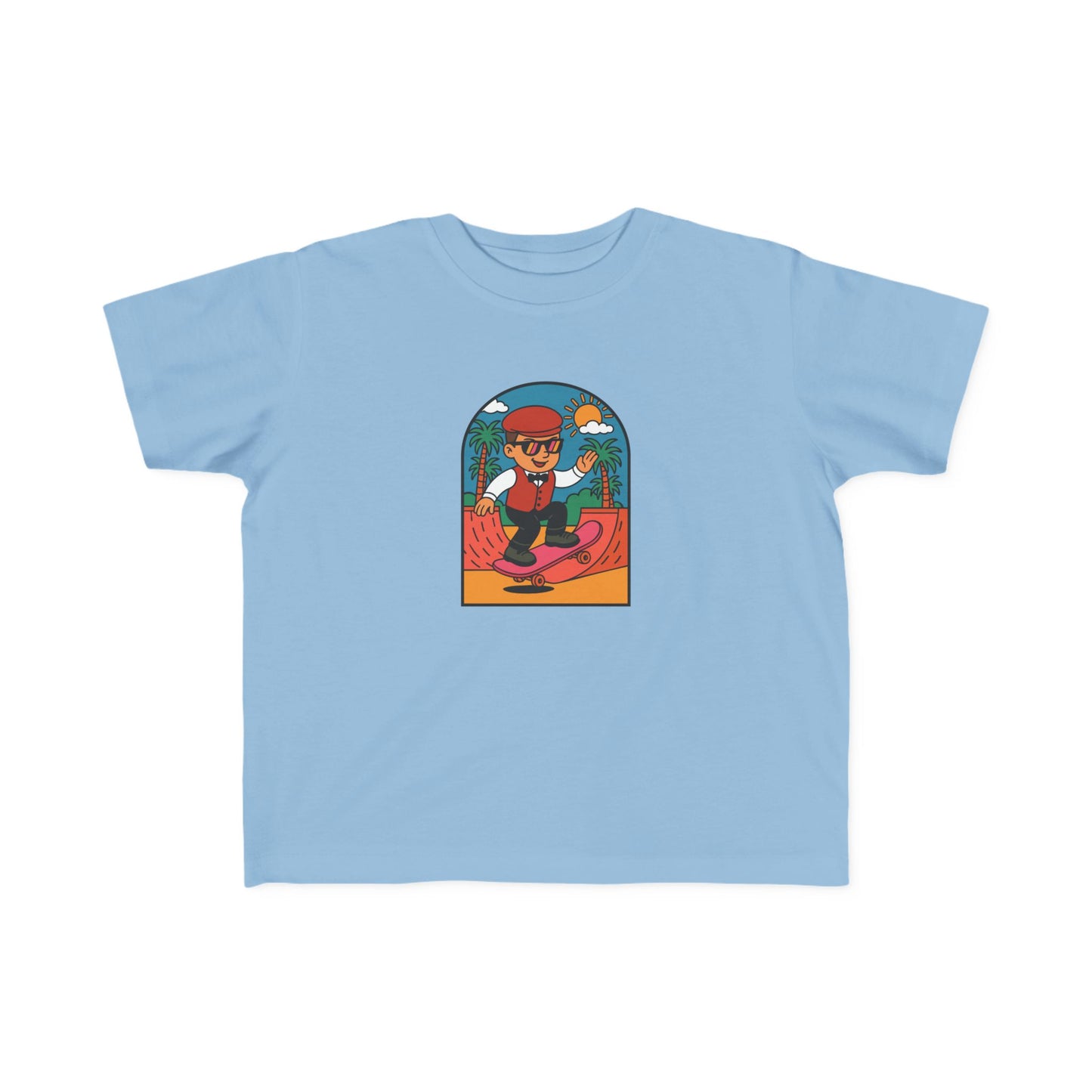 Toddler Welsh Costume Skateboard Tee